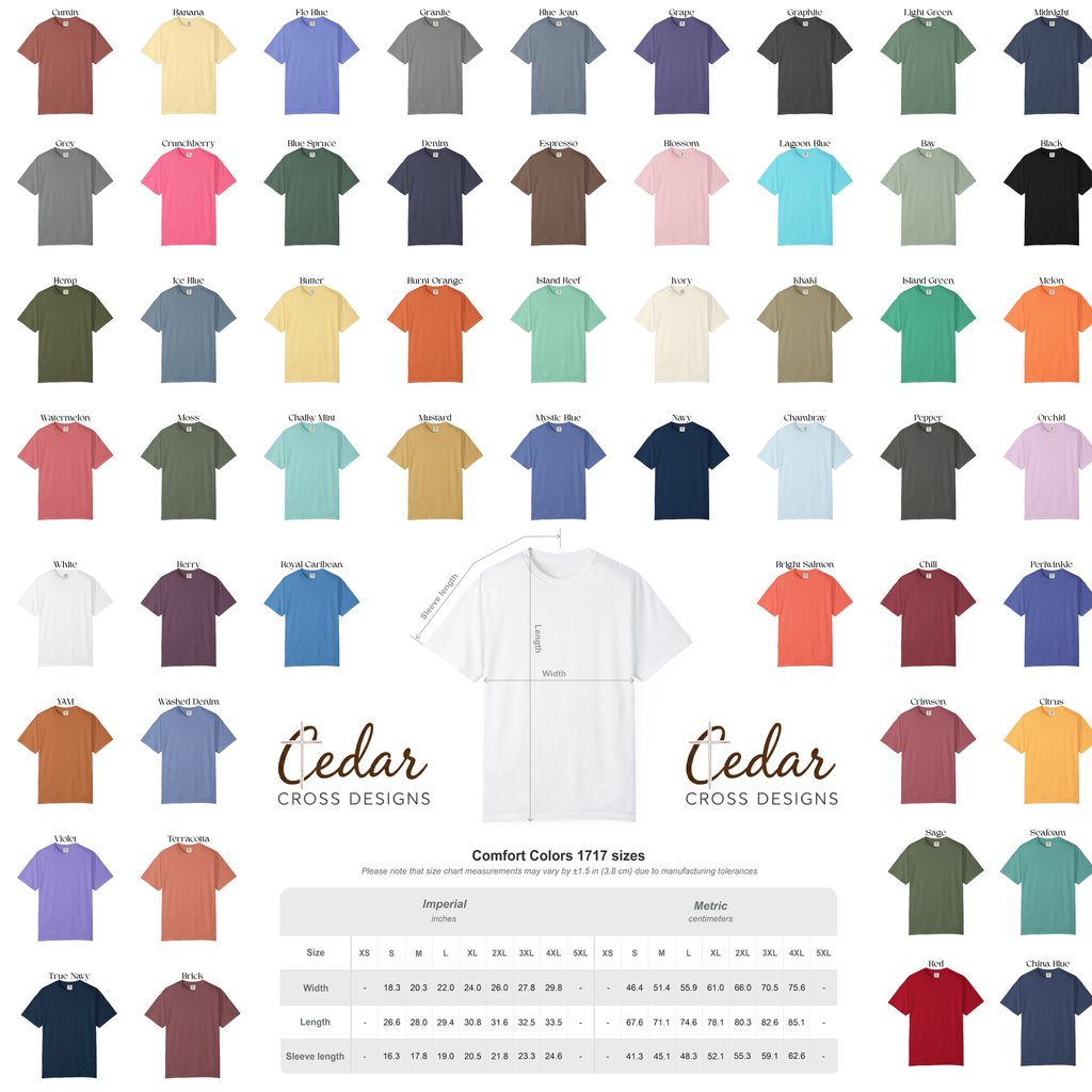 All Day Every Day Cross Tshirt