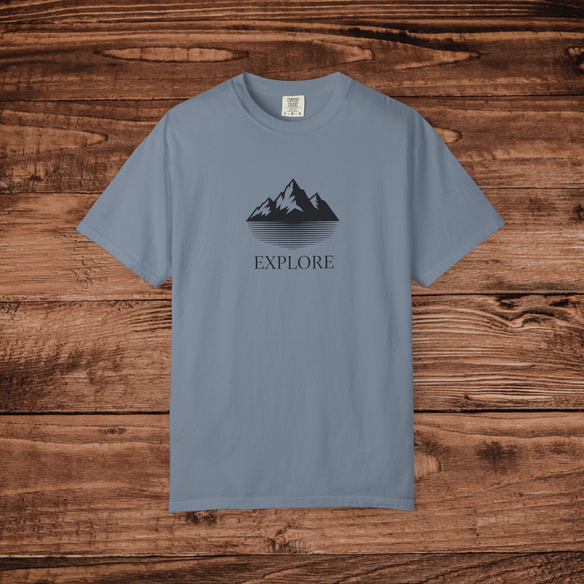 Explore T-shirt | Minimal Mountain Graphic Tee