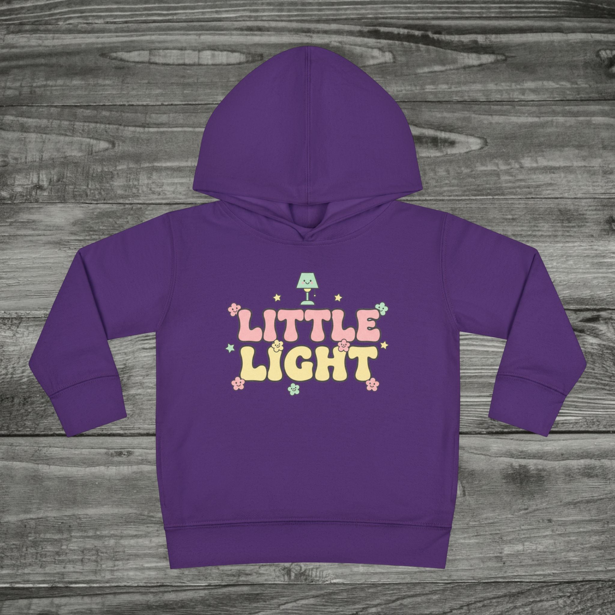 Little Light toddler hoodie | kids pullover with lamp graphic