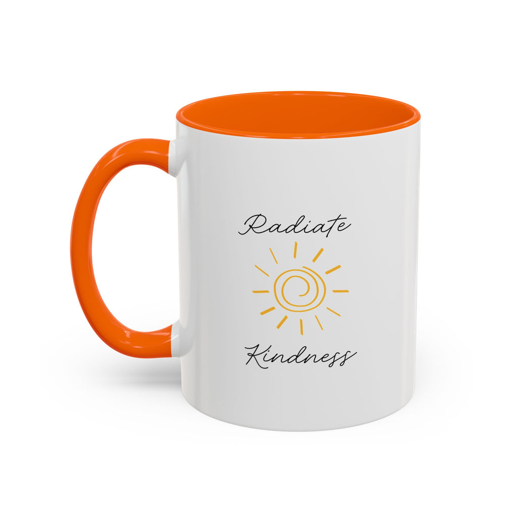 Radiate Happiness Sun Accent Coffee Mug