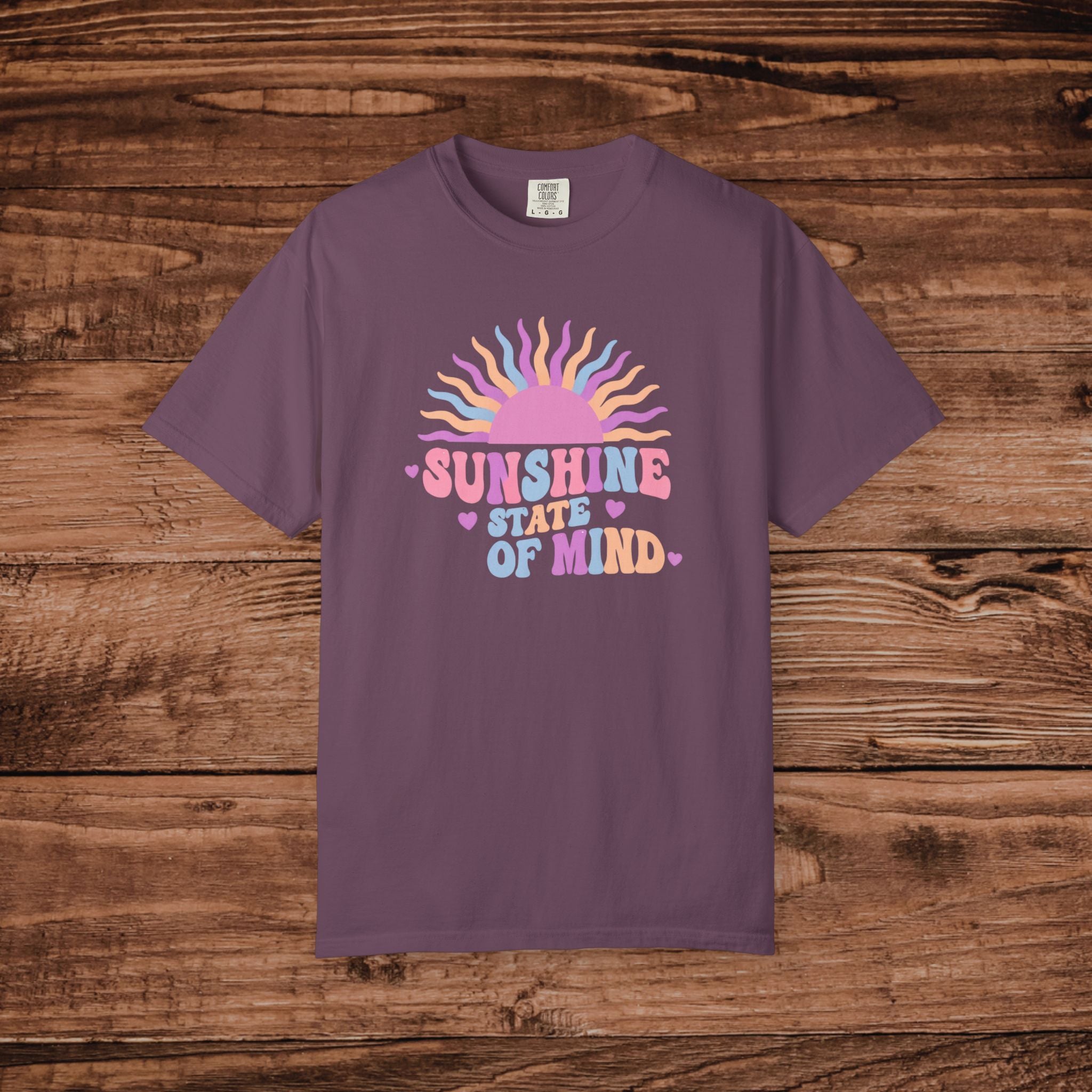 Sunshine State of Mind T-Shirt | Retro Sunset Tee