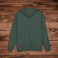 Minimal Faith Cross Print Hoodie | Front Back & Sleeve Graphics