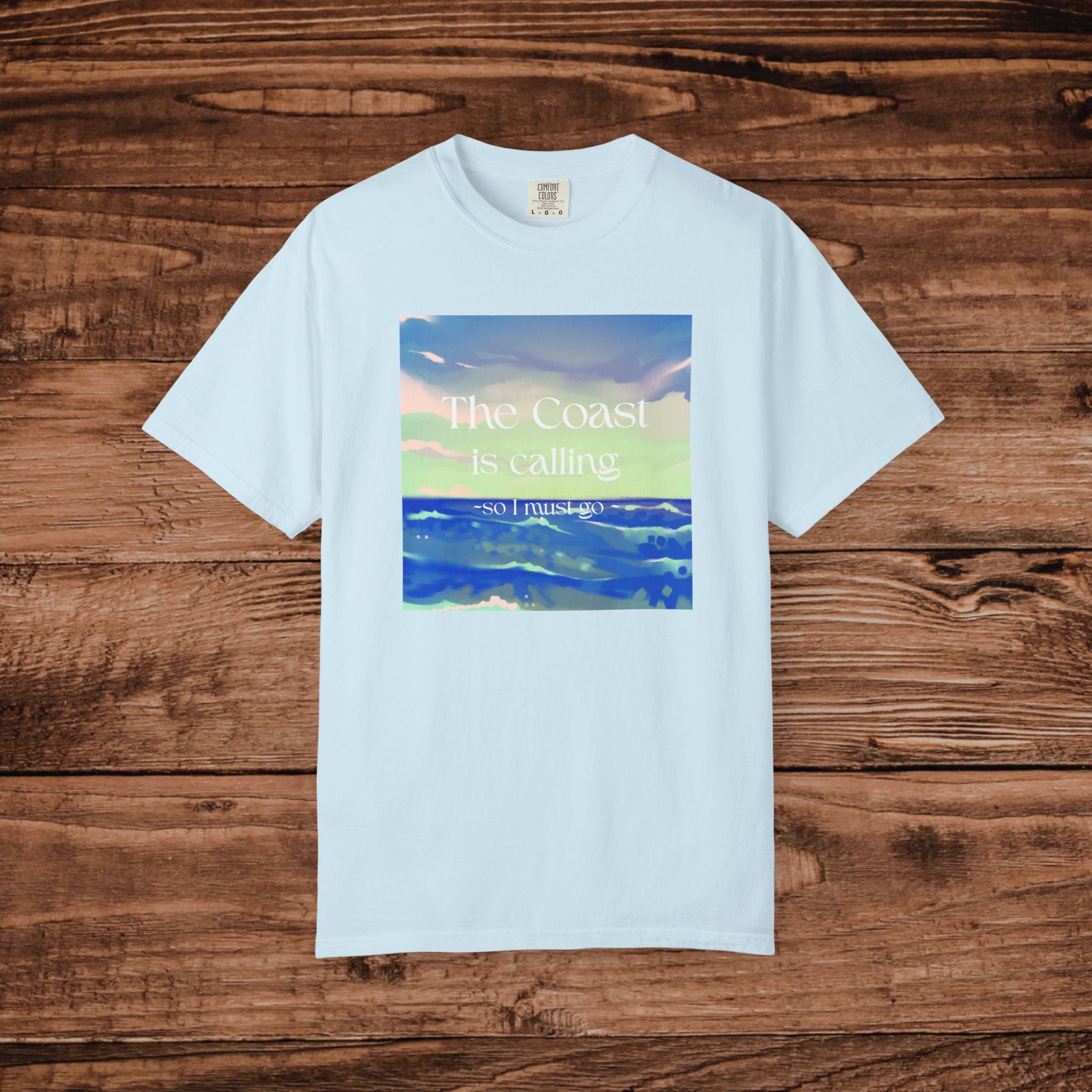 The Coast Is Calling T-Shirt | Ocean Waves Coastal Tee