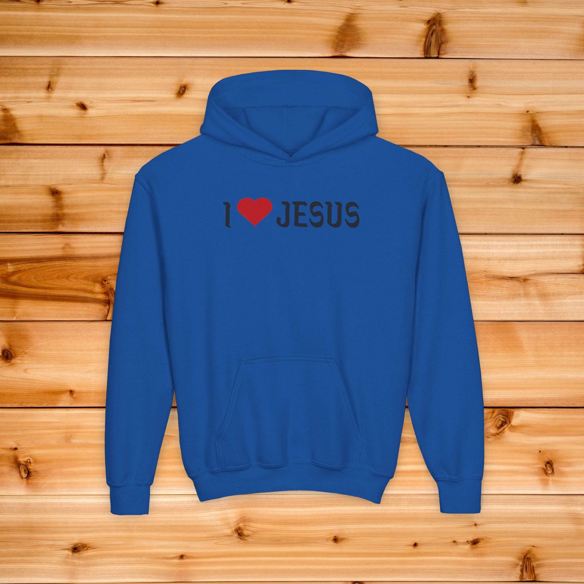 Kids I Heart Jesus Hoodie, Youth Christian Sweatshirt, Kids Aesthetic Faith Hoodie, Cute Religious Childrens Apparel, Sunday School Gift
