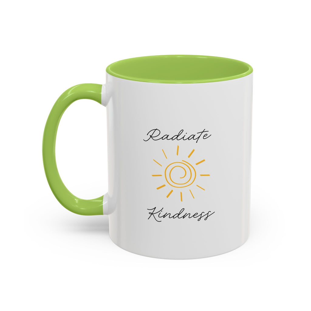 Radiate Happiness Sun Accent Coffee Mug
