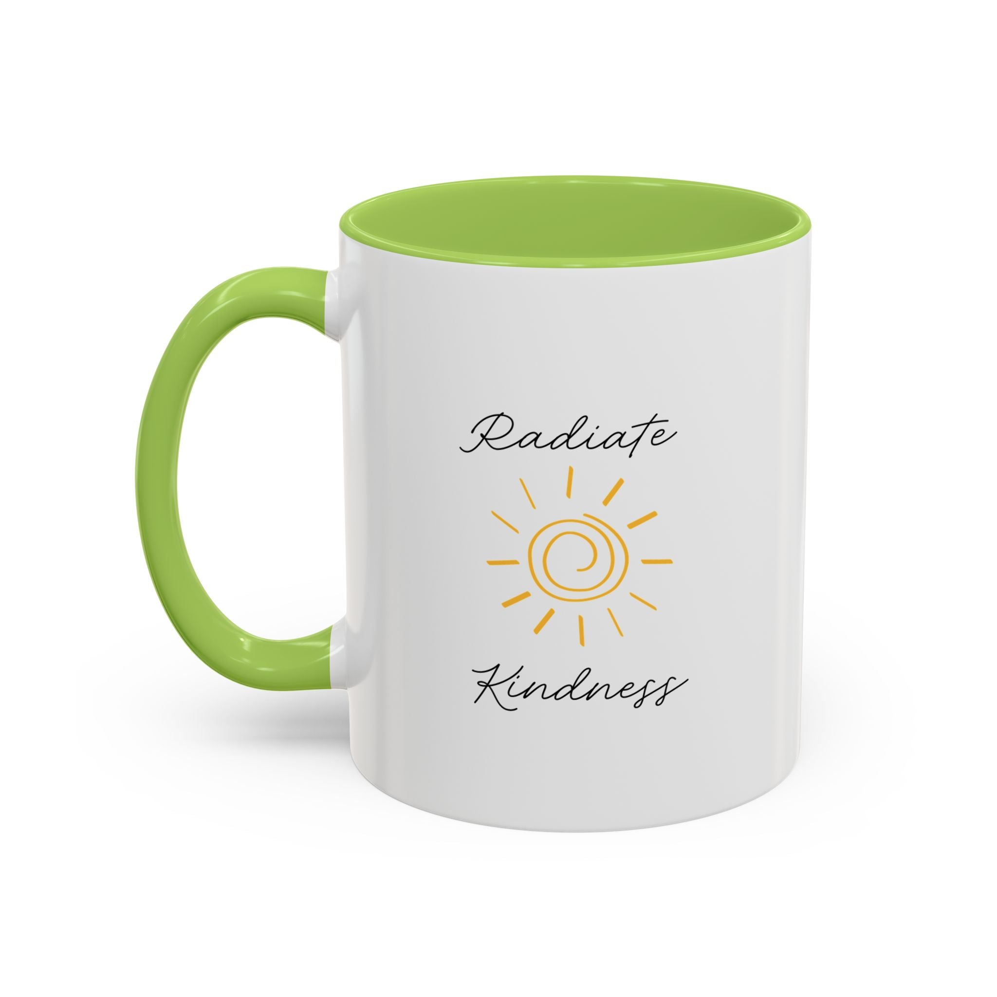 Radiate Happiness Sun Accent Coffee Mug