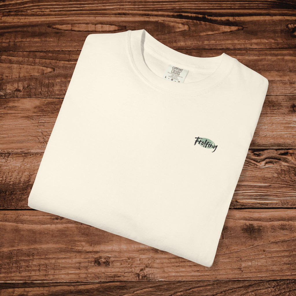 Frolfing Frisbee Golf T-Shirt, Dual Graphic Disc Golf Graphic Tee, Lets Go Frolfing, Frolf Gift, Disc Golfer Apparel, Outdoor Sports