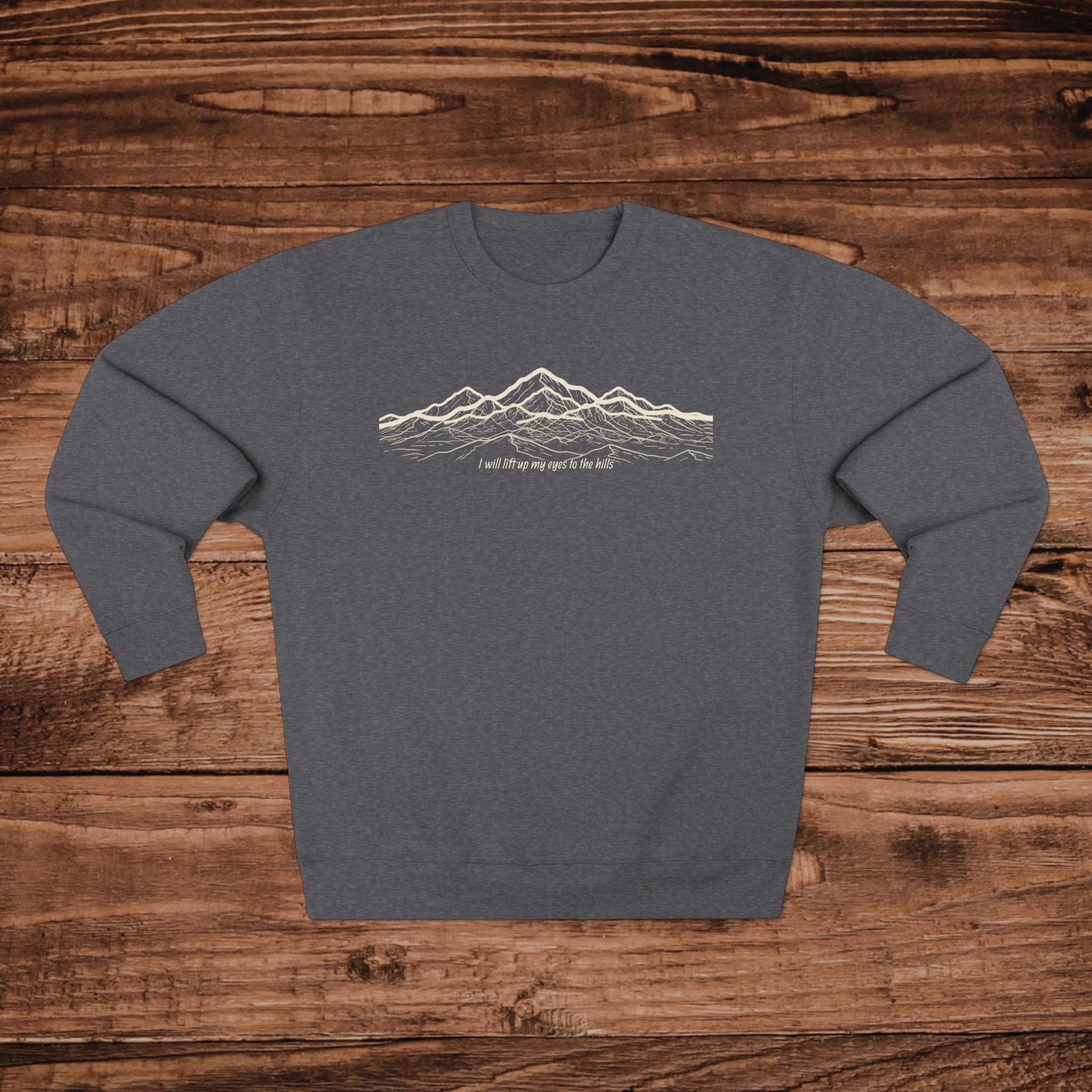 Unisex Crewneck Sweatshirt Lift up my eyes