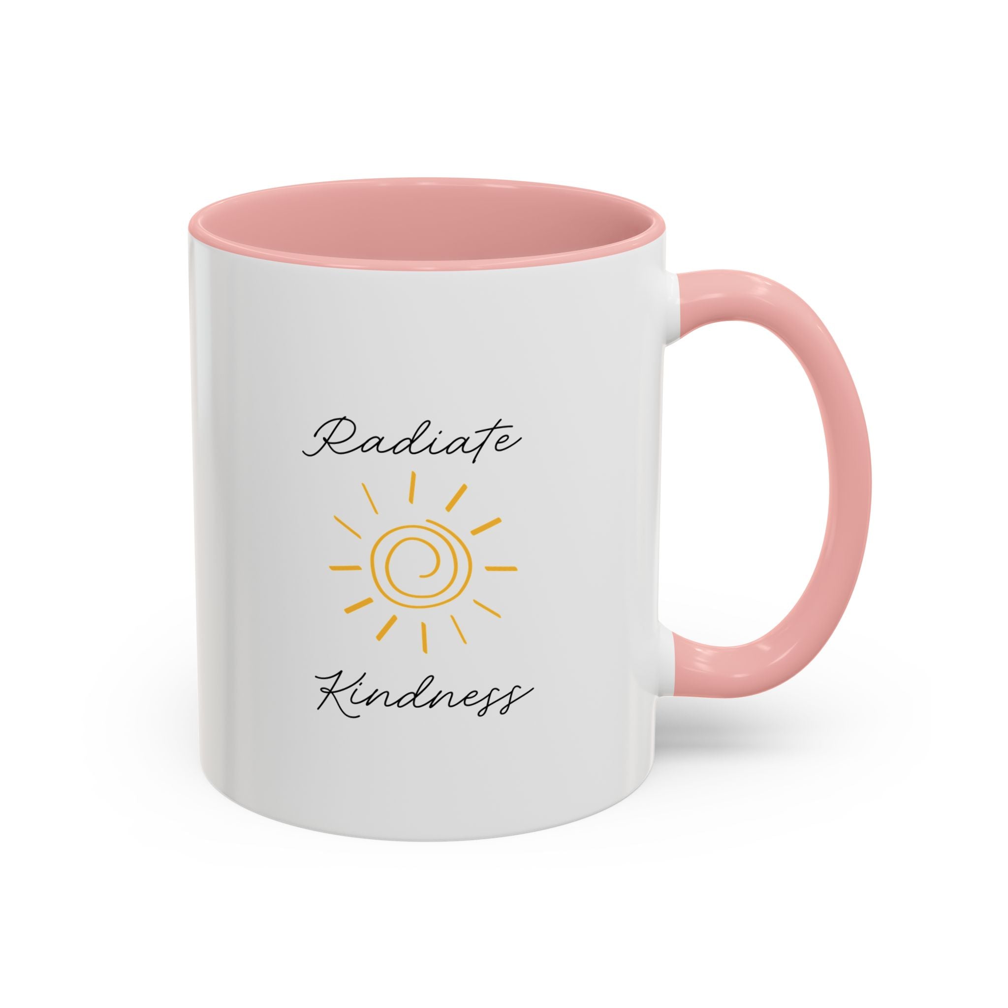 Radiate Happiness Sun Accent Coffee Mug