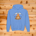 Big Kids Campfire Season Hoodie | Marshmallow Roasting Graphic
