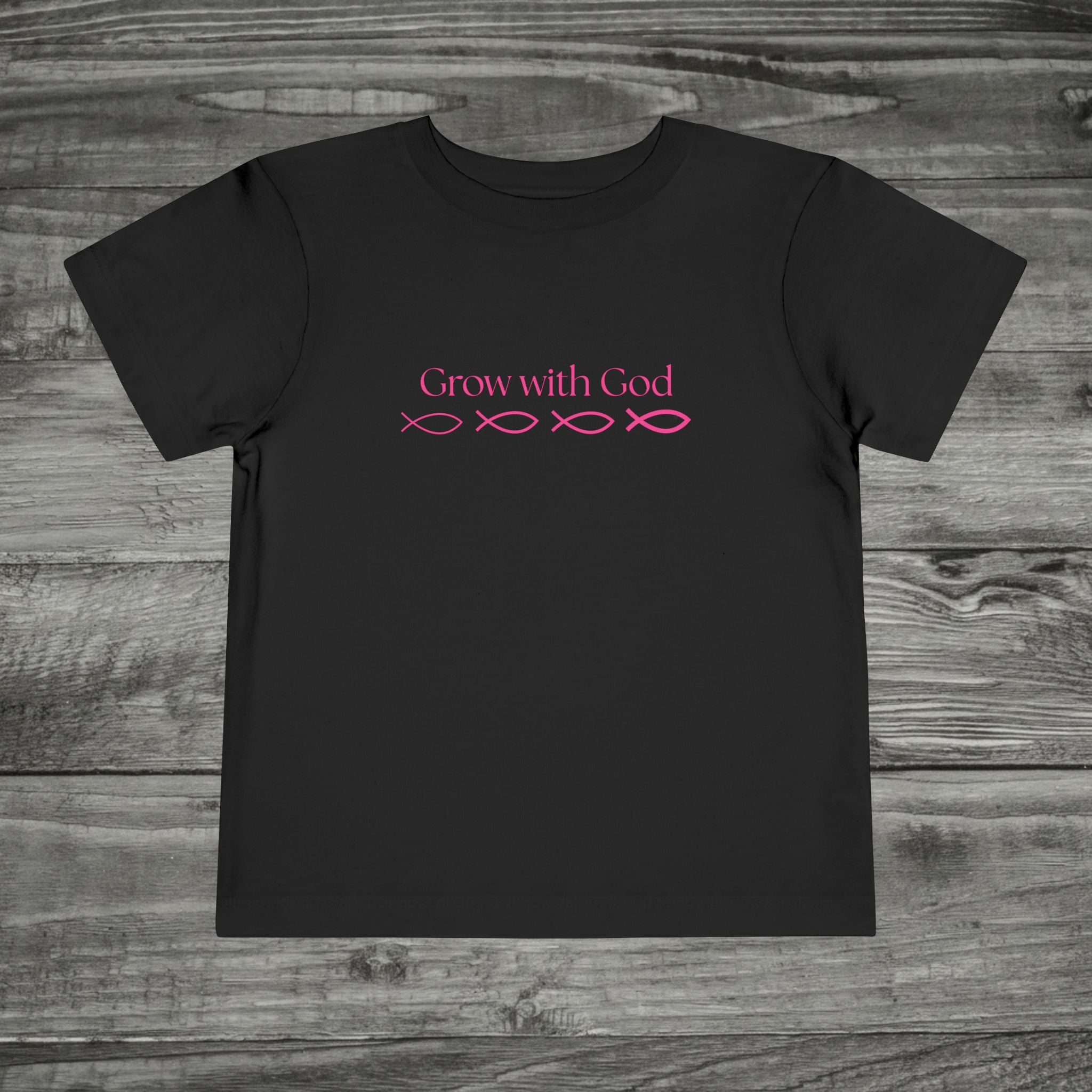Toddler Grow with God Tee, Toddler Christian Tshirt, Sunday School Outfit, Cute Jesus tshirt for Boys and Girls