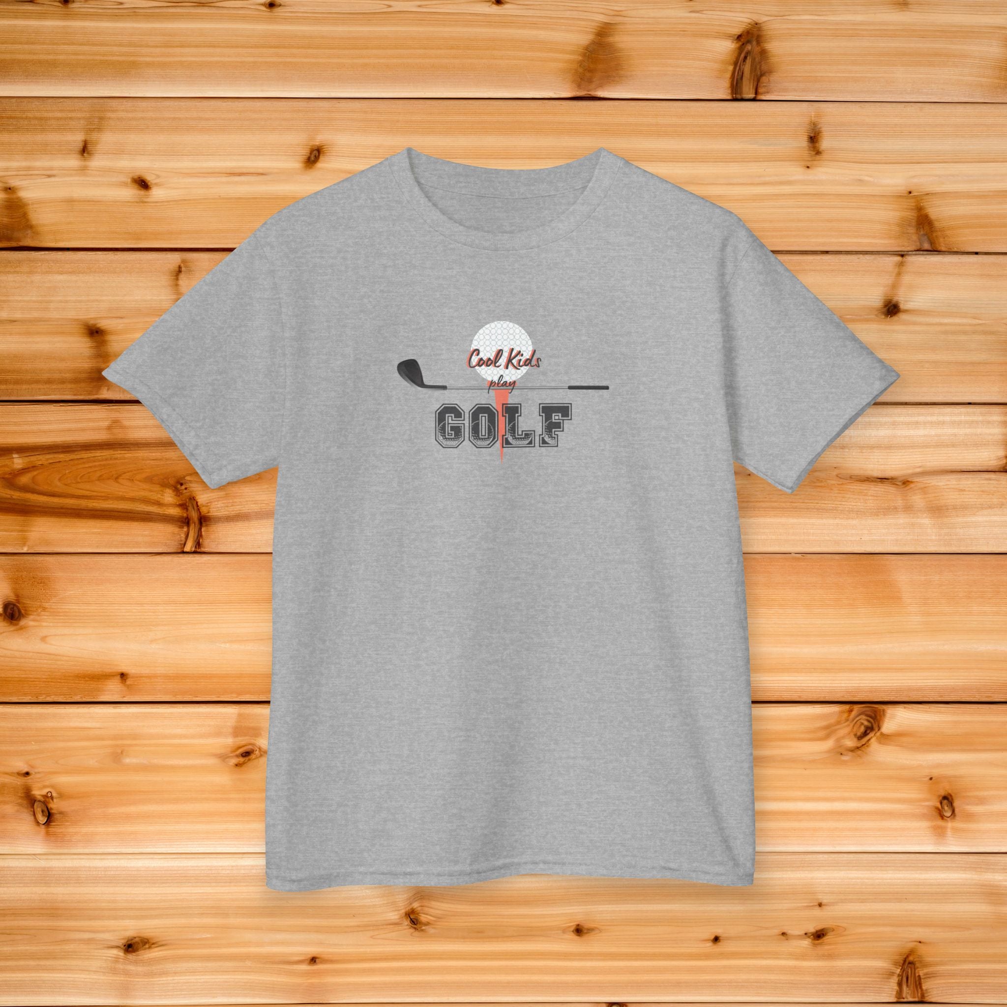 Cool Kids Play Golf Shirt, Junior Golfer Graphic Tee, Toddler Golfing T-shirt, Youth Country Club Apparel, Minimalist Golf Gift for Kids