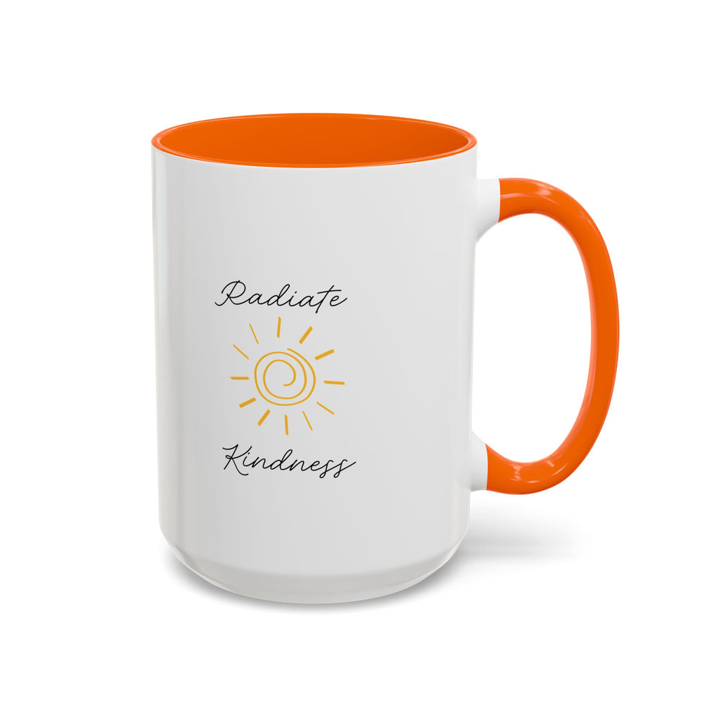 Radiate Happiness Sun Accent Coffee Mug