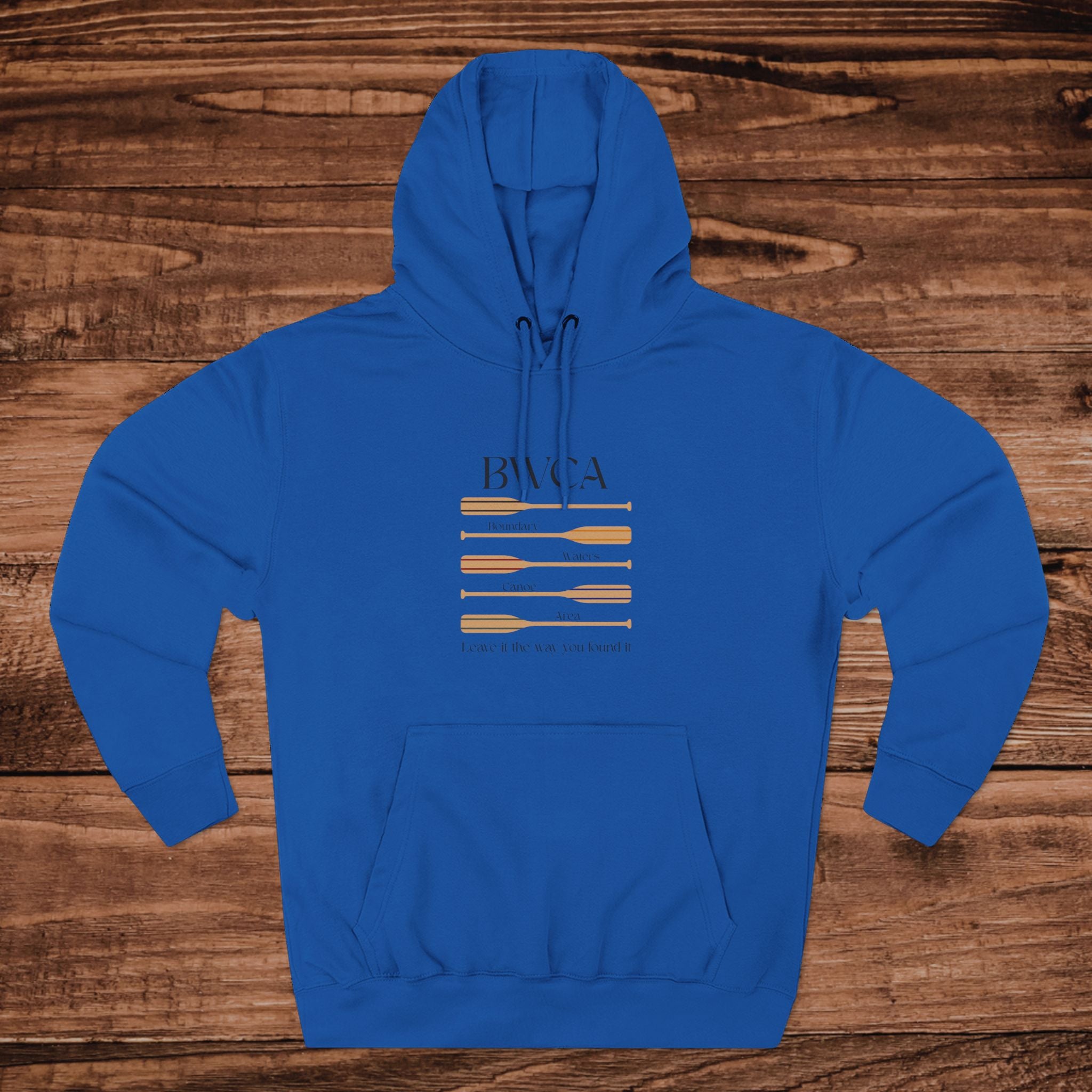 BWCA Boundary Waters Canoe Area Hoodie | Three-Panel Fleece