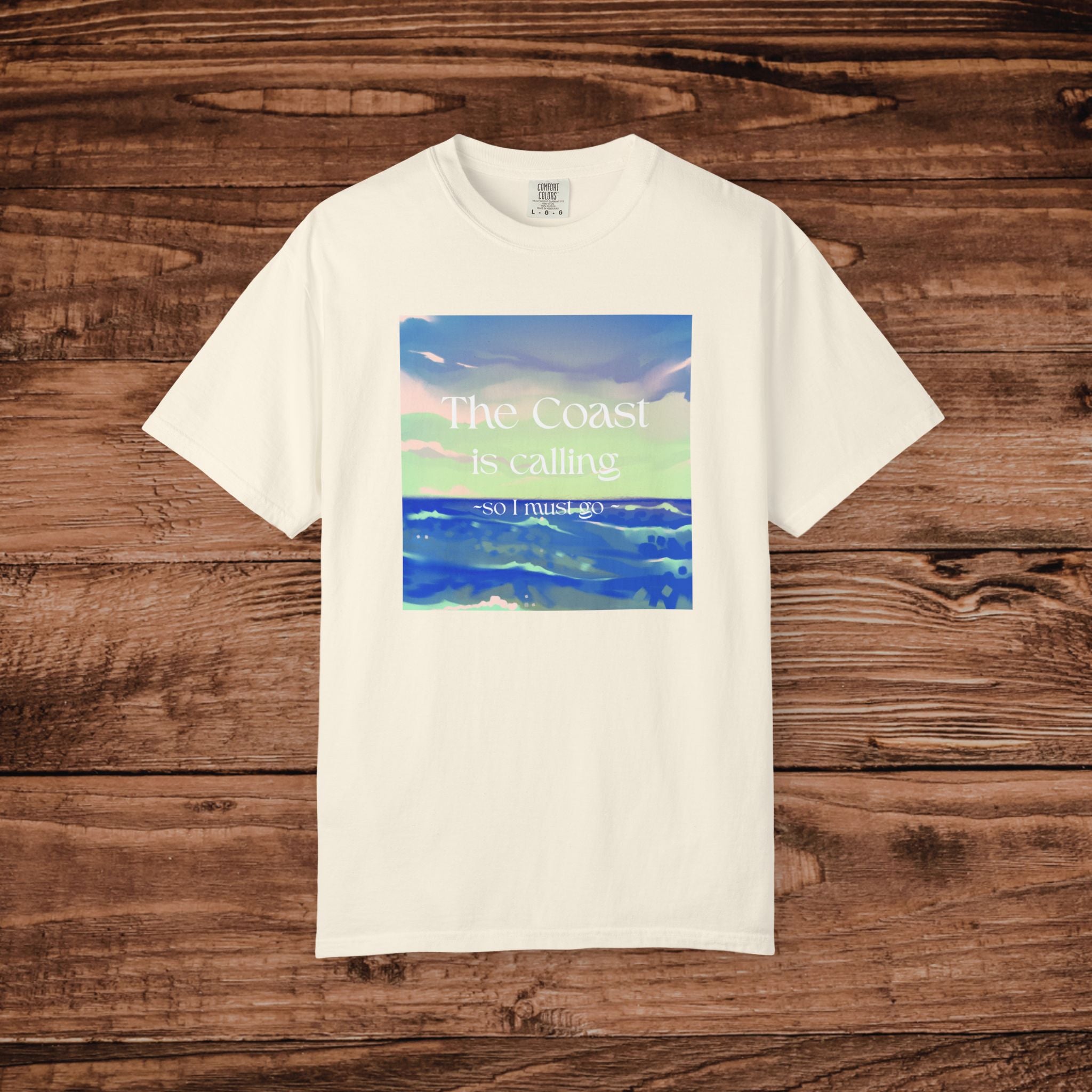 The Coast Is Calling T-Shirt | Ocean Waves Coastal Tee