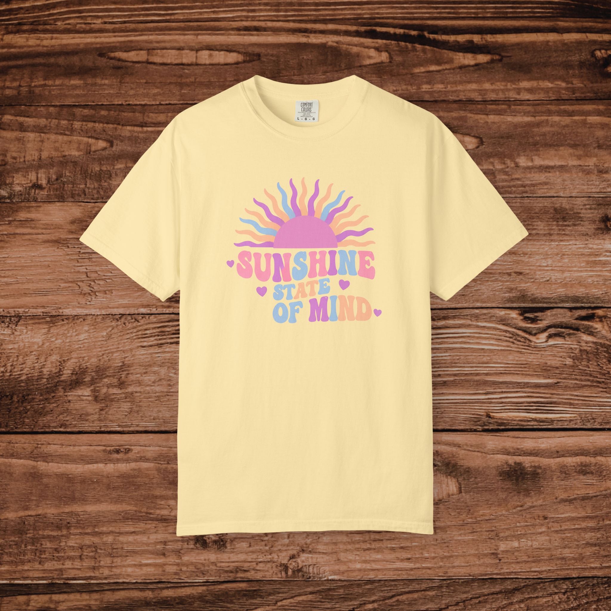 Sunshine State of Mind T-Shirt | Retro Sunset Tee