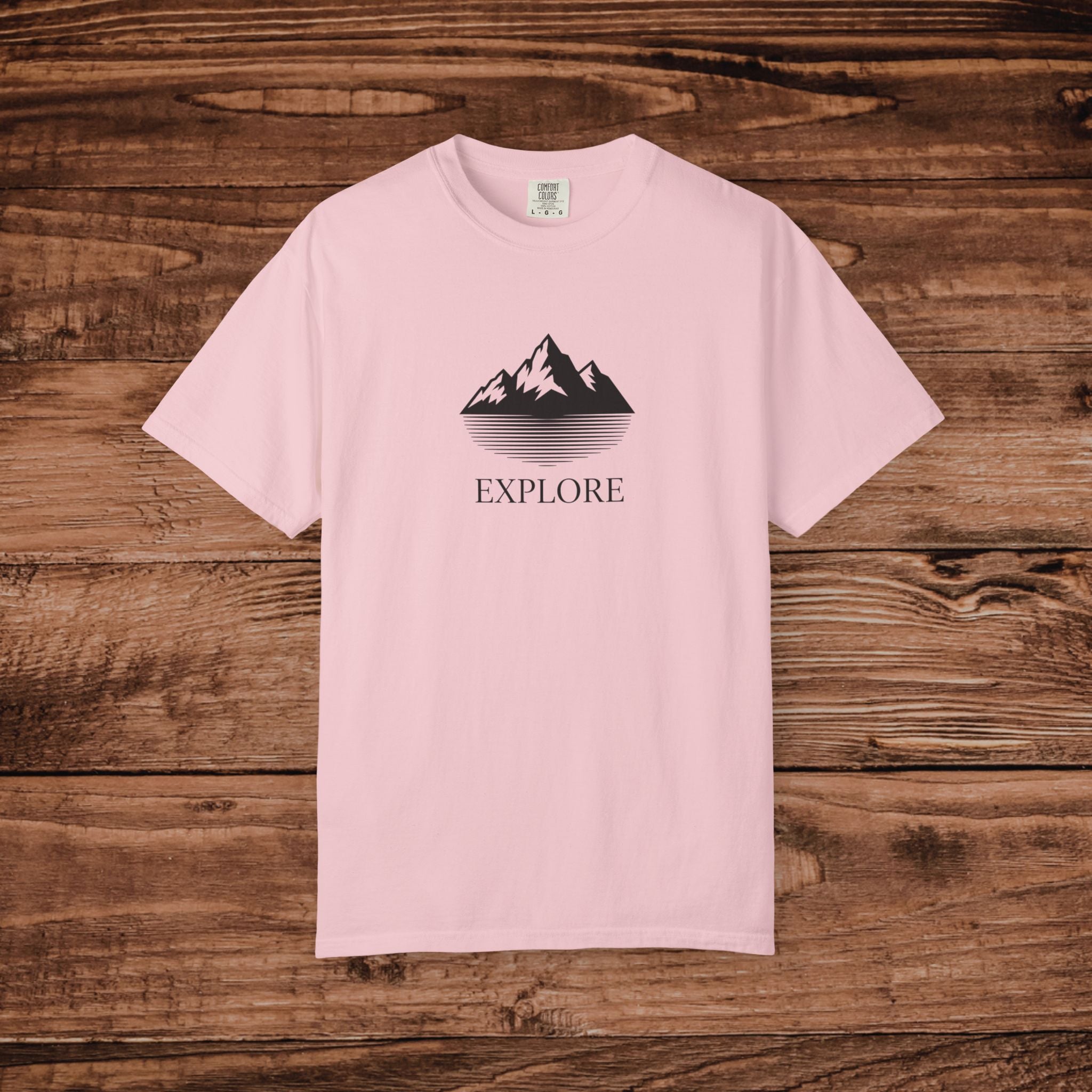 Explore T-shirt | Minimal Mountain Graphic Tee