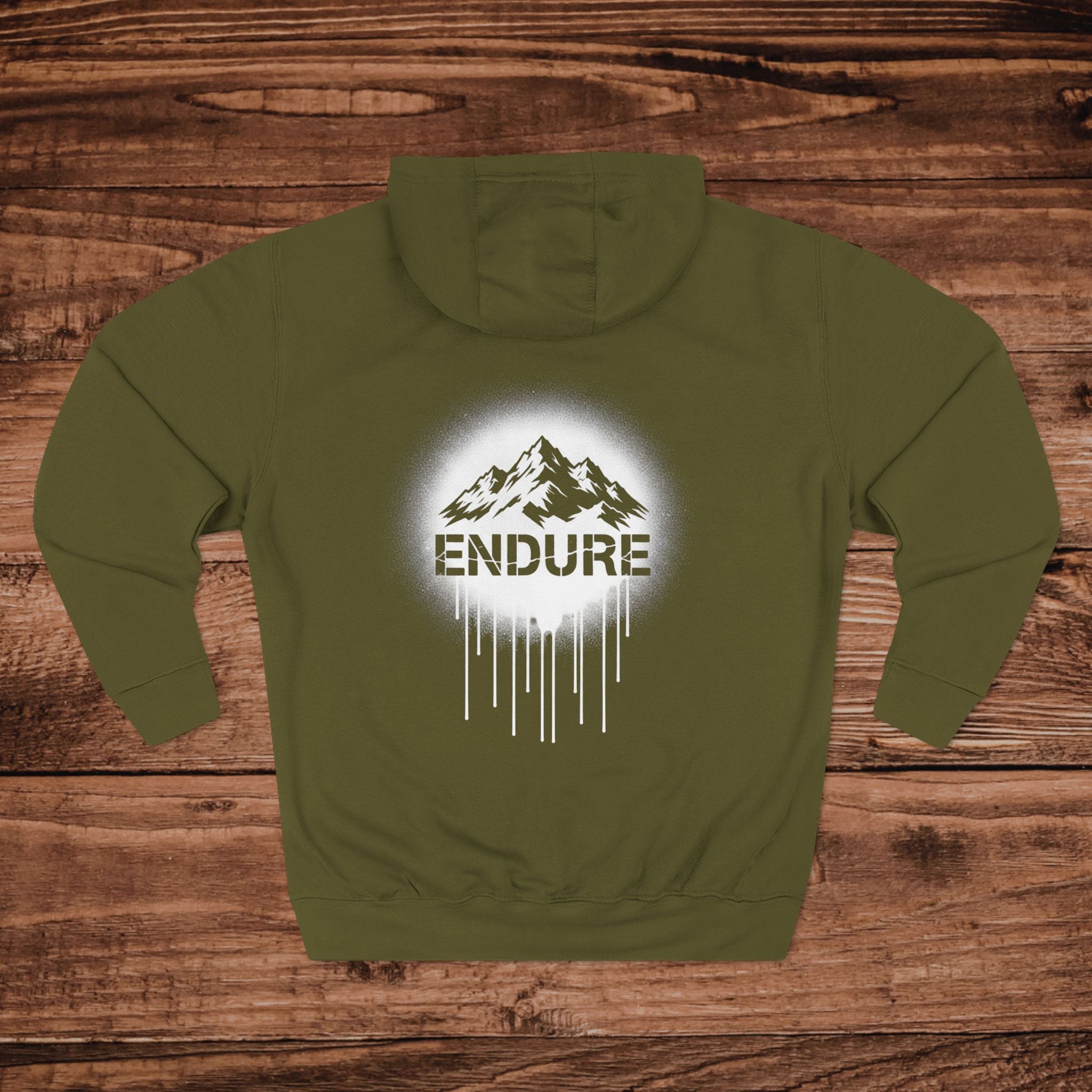 Endure Mountain Drip hoodie | Three-Panel Fleece Hoodie