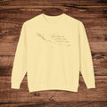That Dream Was Planted For A Reason Crewneck Sweatshirt, Inspirational Boho Graphic, Aesthetic Gift for Her, Minimalist Floral Sweater