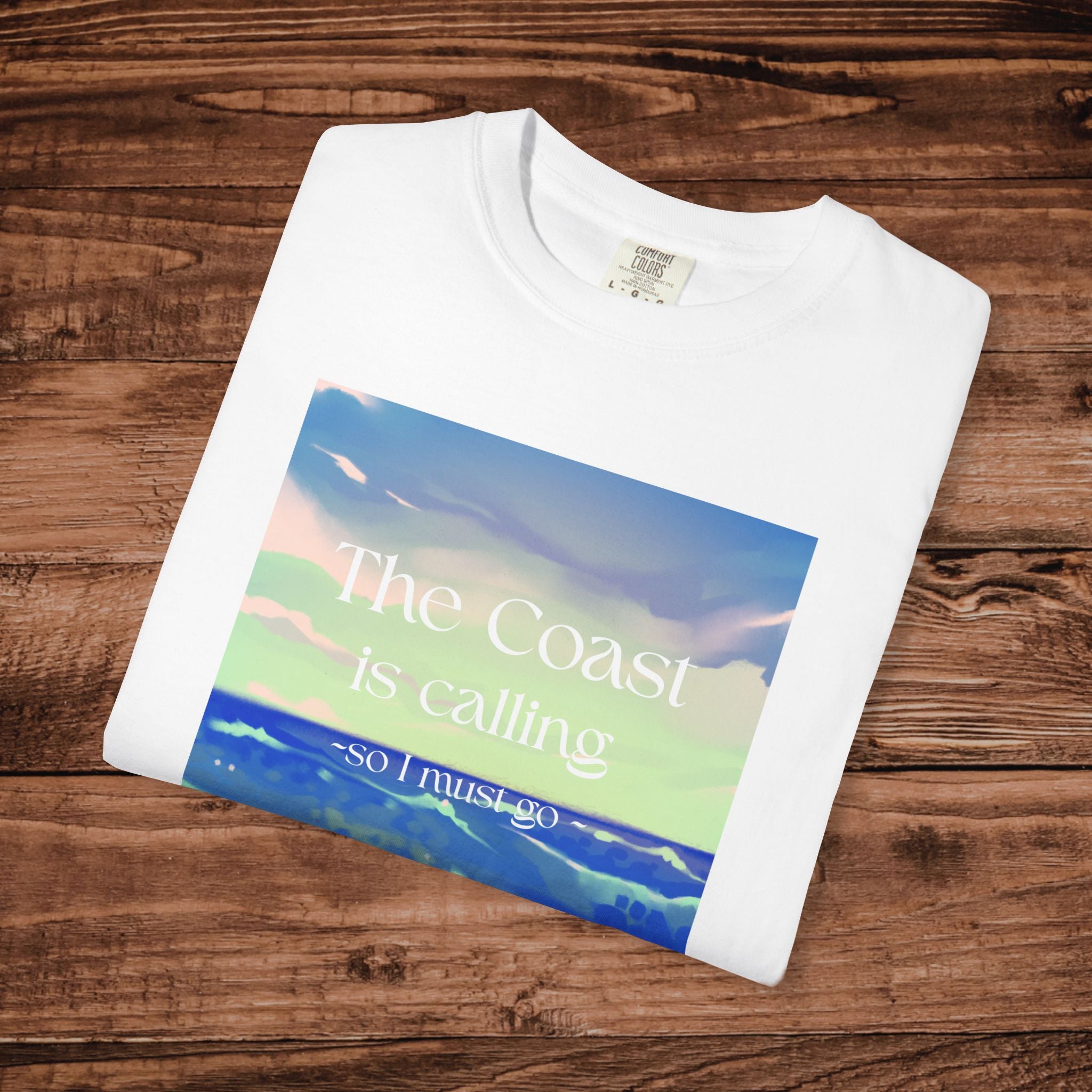 The Coast Is Calling T-Shirt | Ocean Waves Coastal Tee