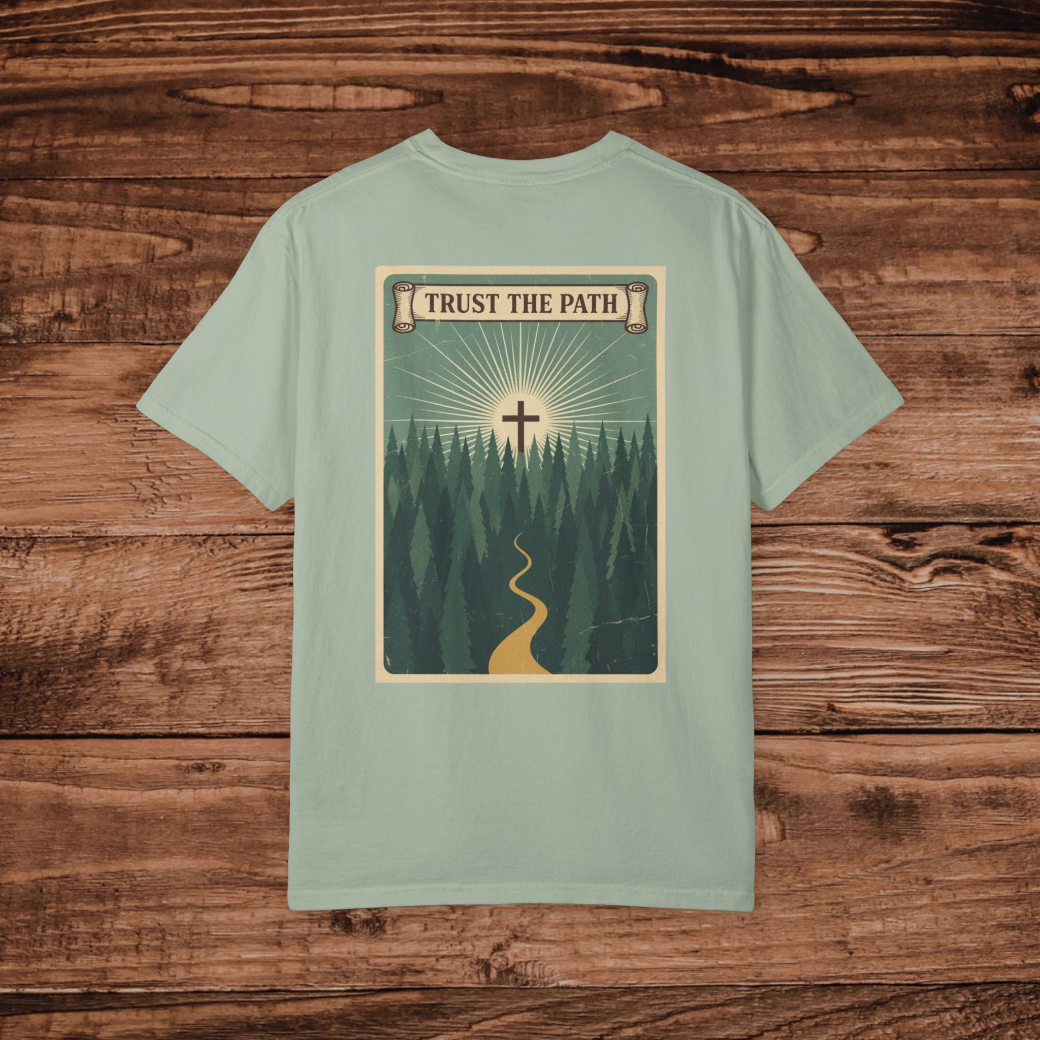 Trust the Path faith-based graphic T-Shirt | Inspirational Christian tee
