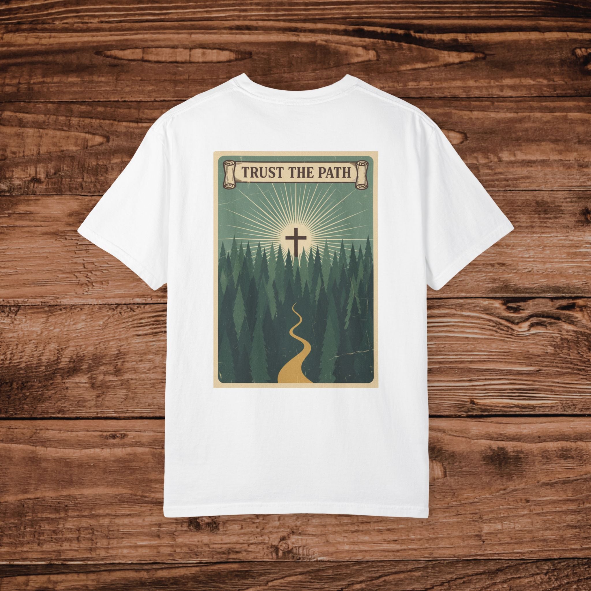 Trust the Path faith-based graphic T-Shirt | Inspirational Christian tee