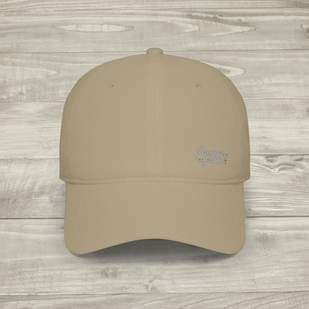 Kingdom Minded Embroidered Hat, Christian Aesthetic Baseball Cap, Minimalist Faith Hat, Religious Streetwear hat, Embroidered Cross Cap