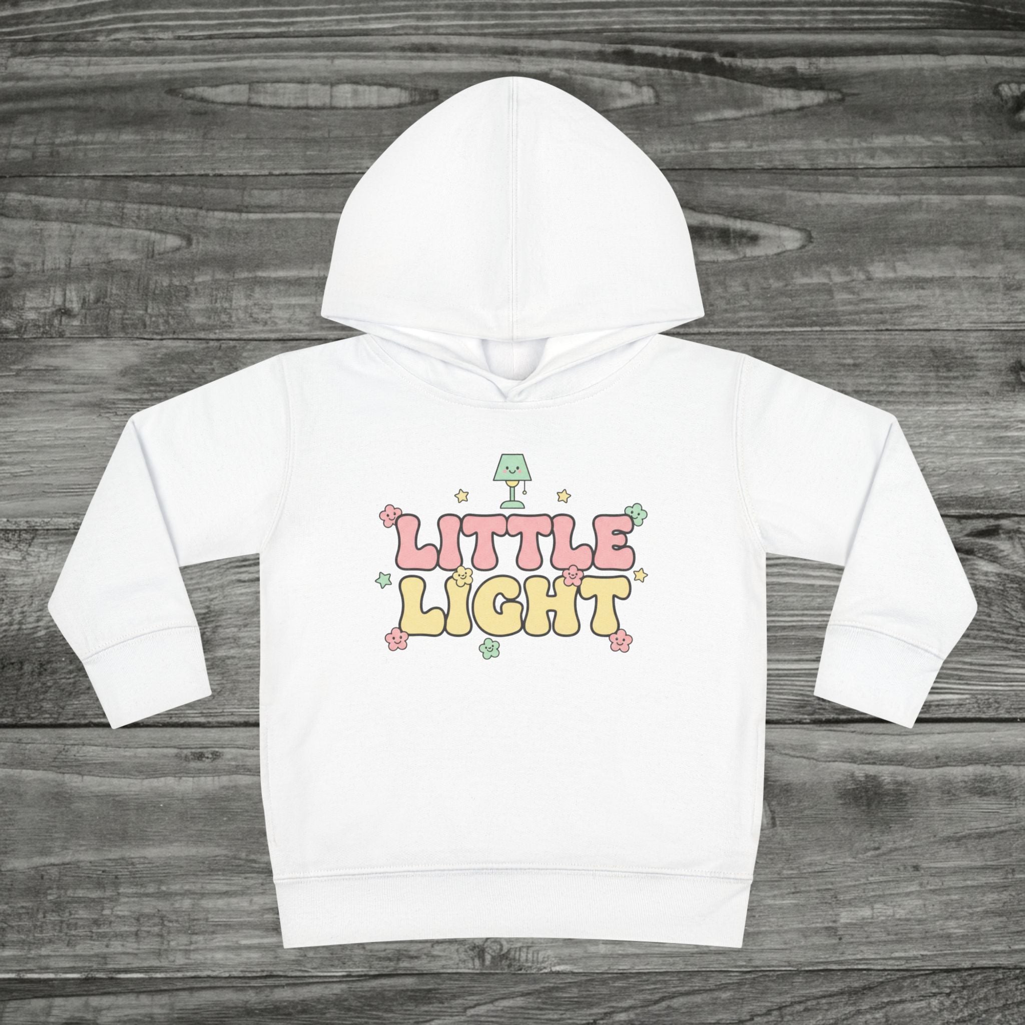 Little Light toddler hoodie | kids pullover with lamp graphic