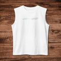Water Skiing Tank Top for Men and Women, Retro Lake Life Muscle Shirt, Watersports Sleeveless Tee, Summer Boat Trip Gift, Slalom Skier