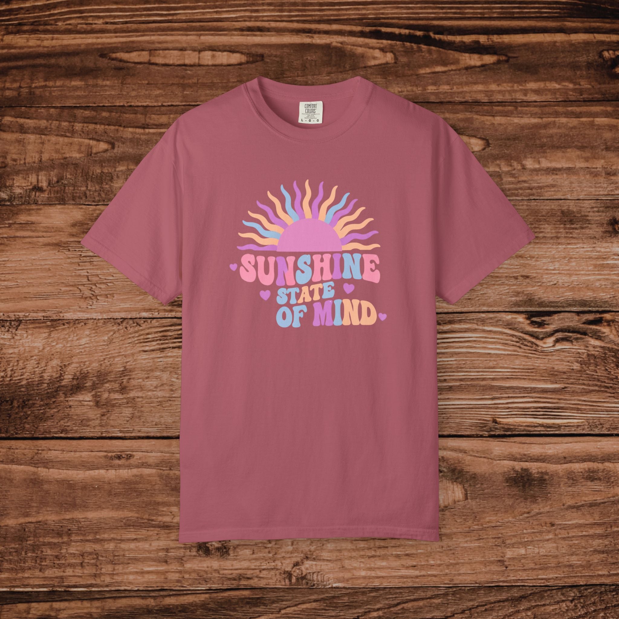 Sunshine State of Mind T-Shirt | Retro Sunset Tee