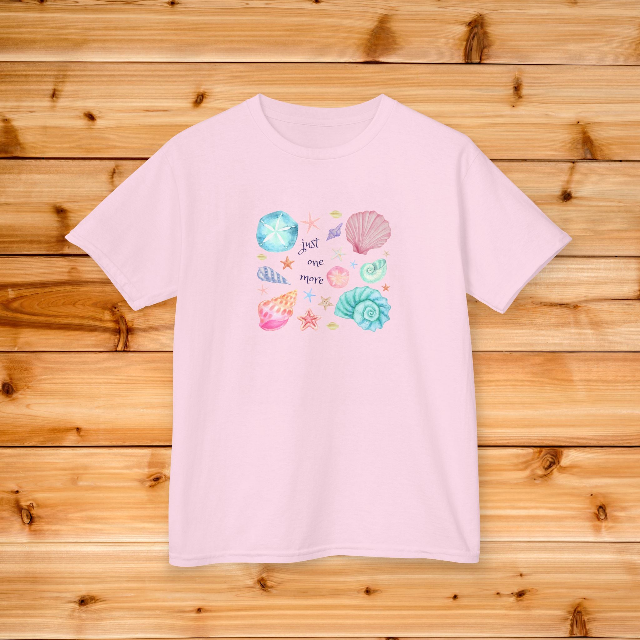 Shell lover Kids Tee | Cute Pastel Seashells, Starfish, Ocean Theme