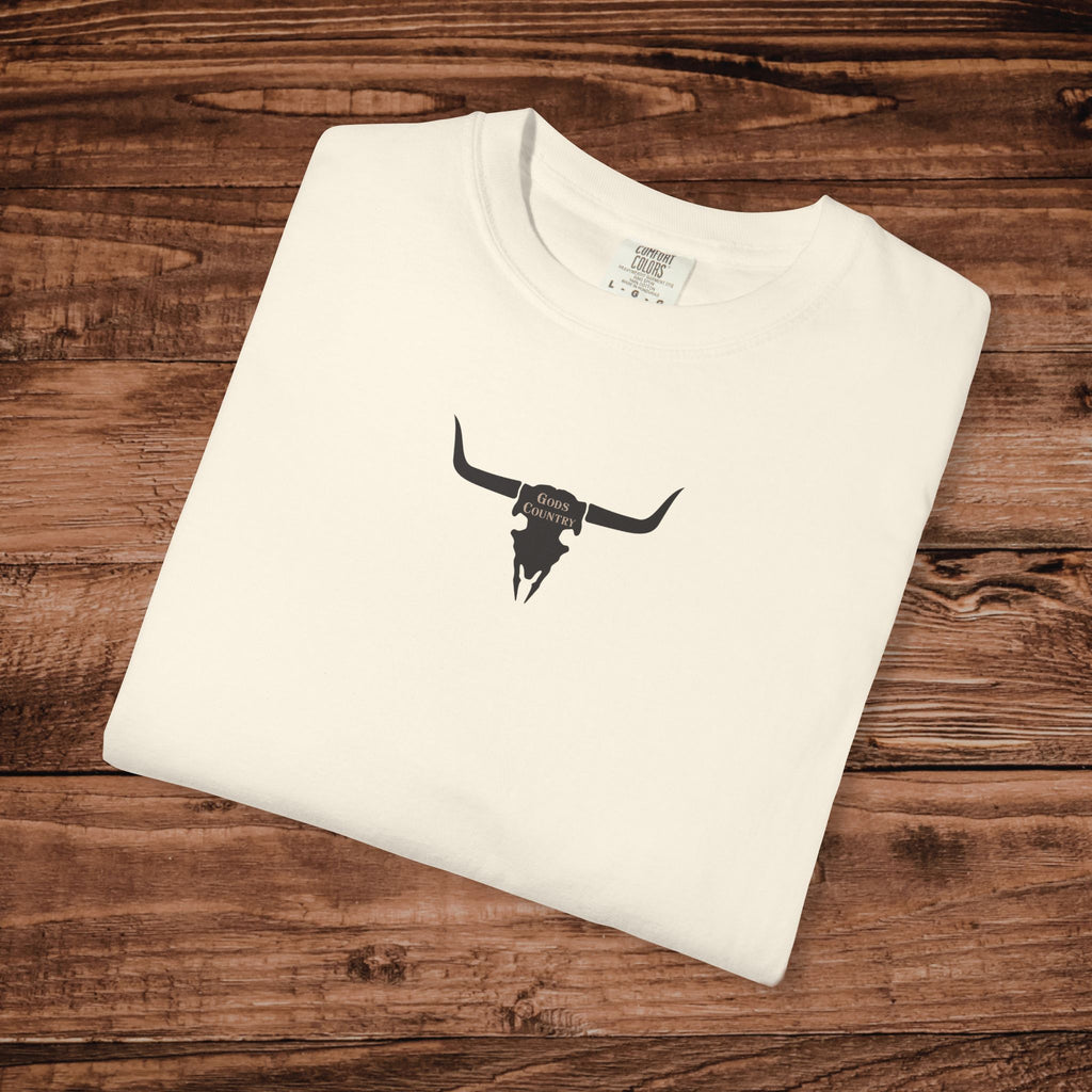 Cowboy Culture Gods Country T-shirt | Dual Graphic