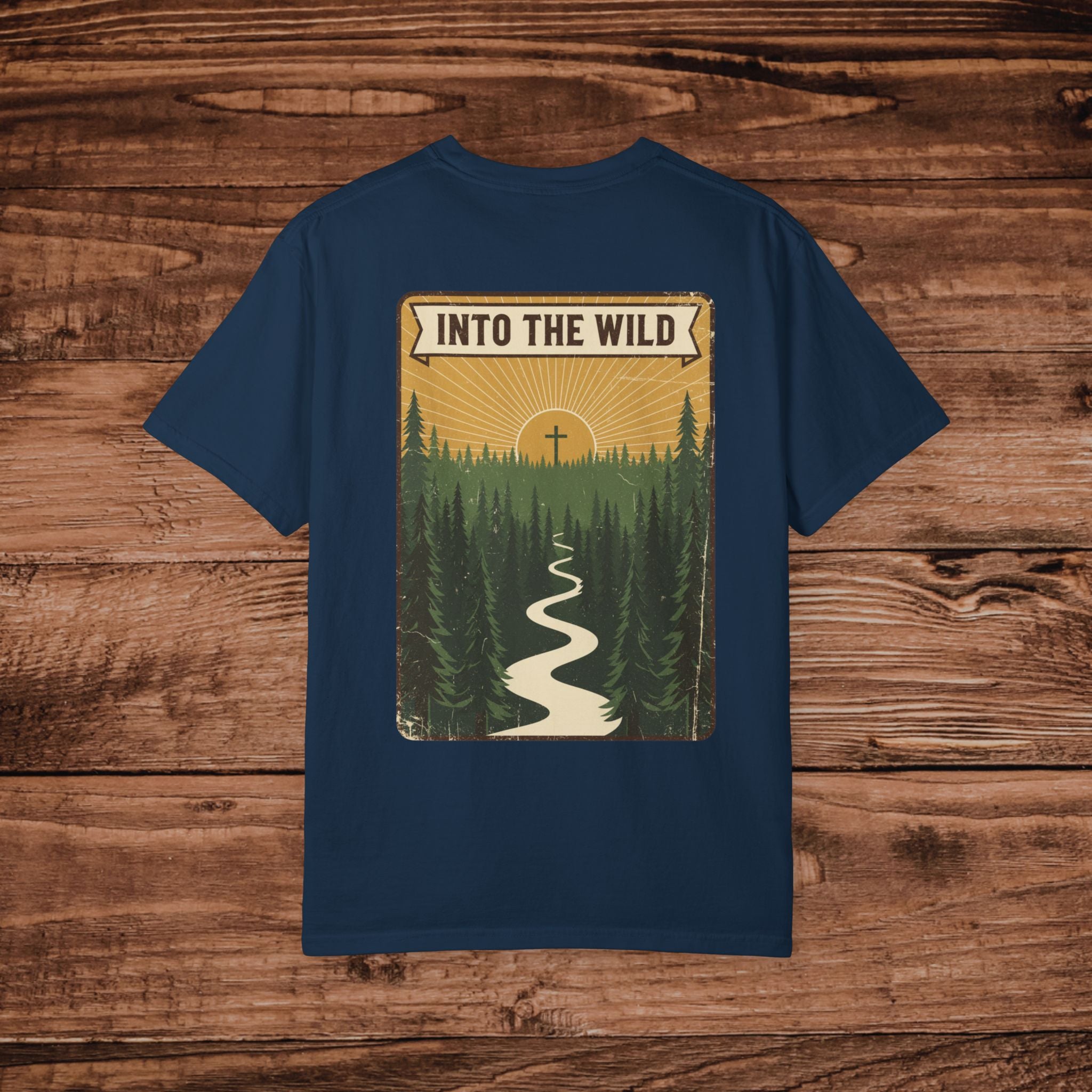 Into the Wild graphic tee T-Shirt Adventure Nature Outdoors