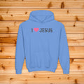 Kids I Heart Jesus Hoodie, Youth Christian Sweatshirt, Kids Aesthetic Faith Hoodie, Cute Religious Childrens Apparel, Sunday School Gift