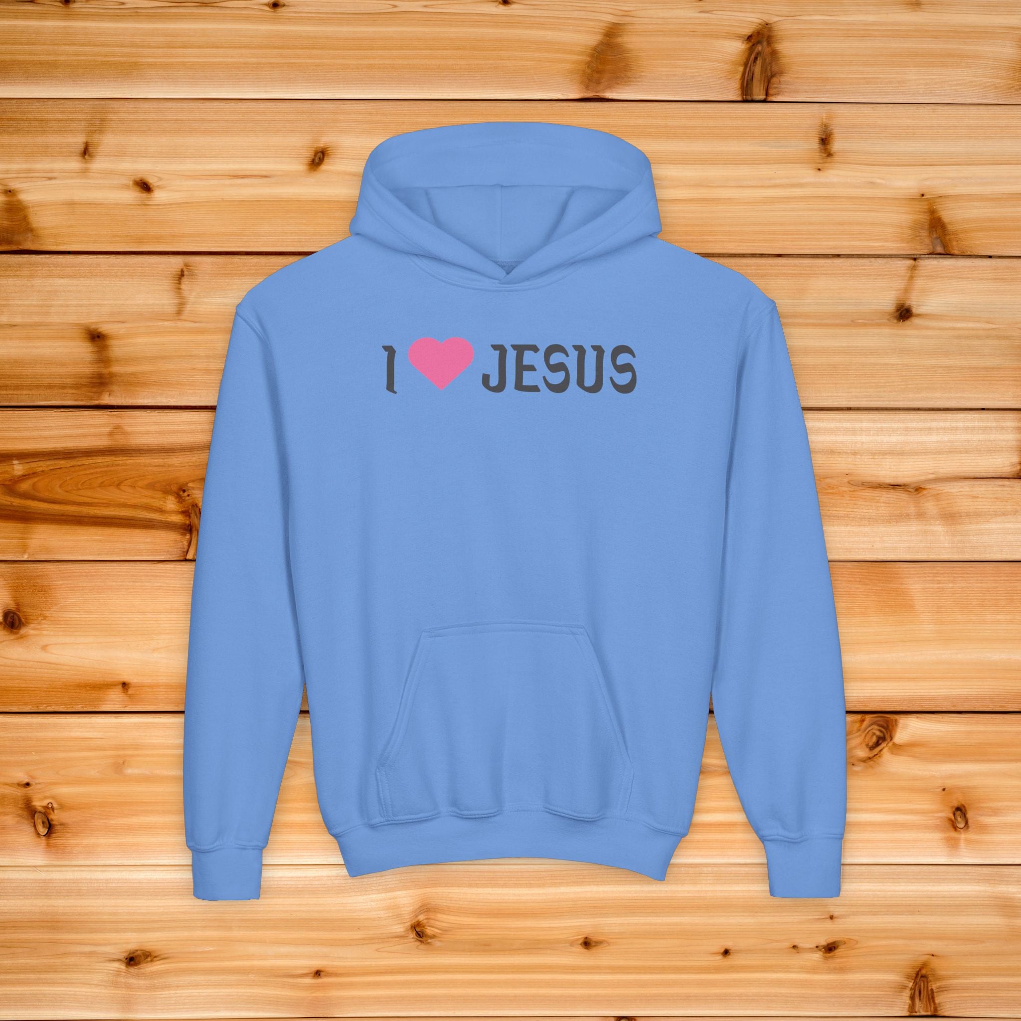 Kids I Heart Jesus Hoodie, Youth Christian Sweatshirt, Kids Aesthetic Faith Hoodie, Cute Religious Childrens Apparel, Sunday School Gift