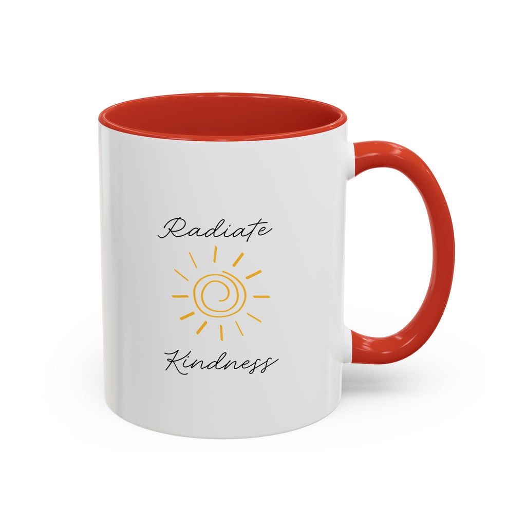Radiate Happiness Sun Accent Coffee Mug