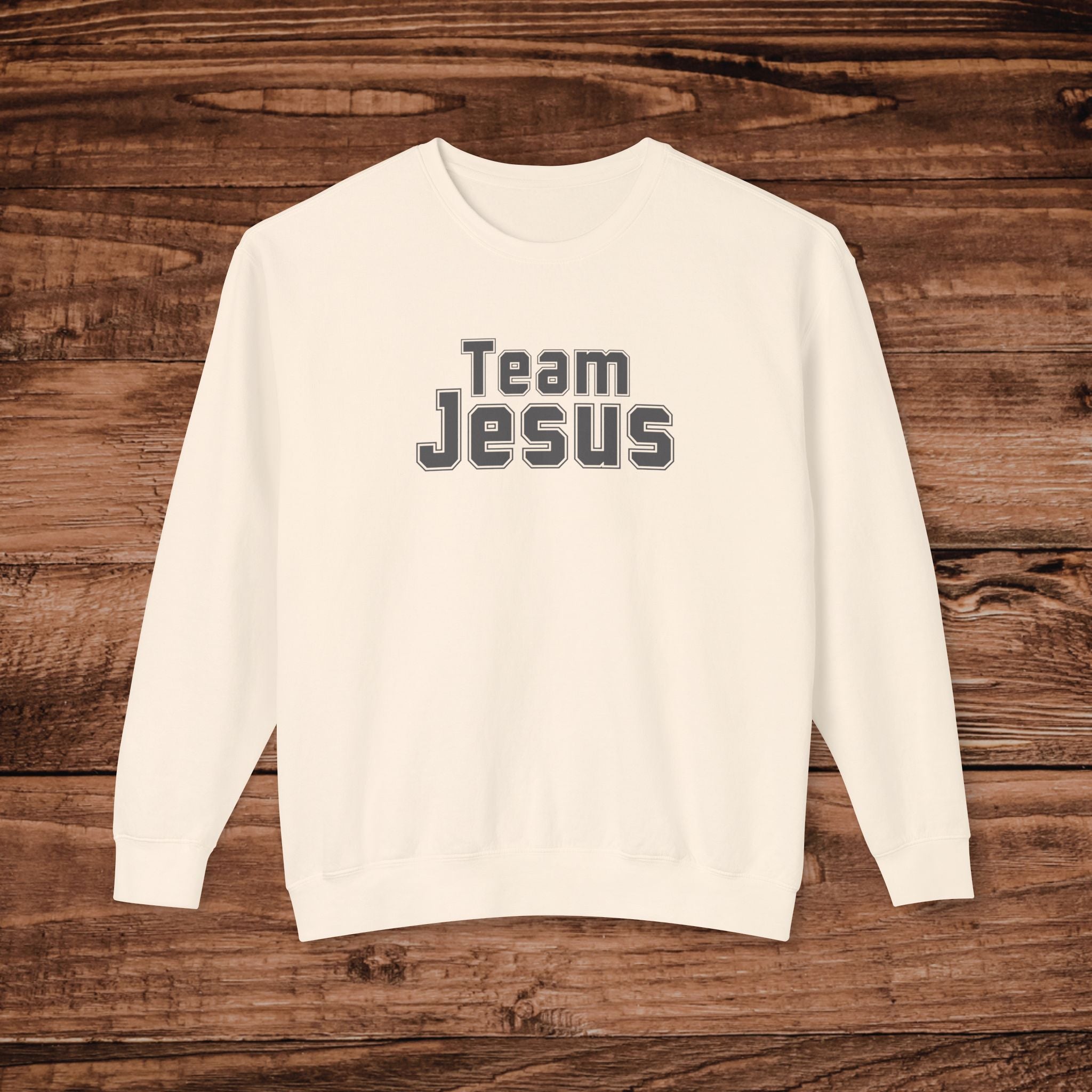Team Jesus Crewneck Sweatshirt | Christian Faith Typography