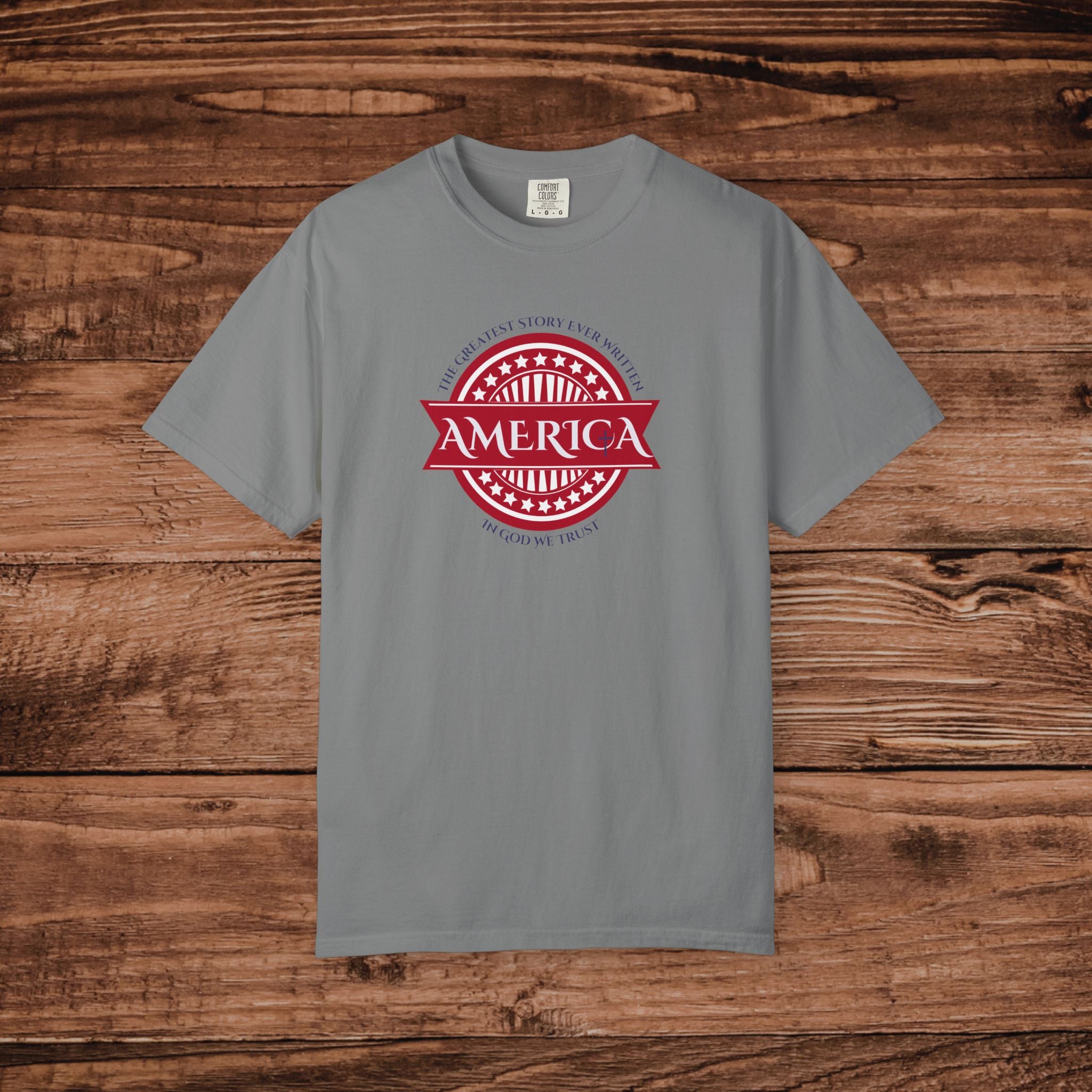America The Greatest Story Ever Written TShirt, In God we Trust Patriotic USA Tee, Retro USA Tee, Fourth of July Apparel, American Christian