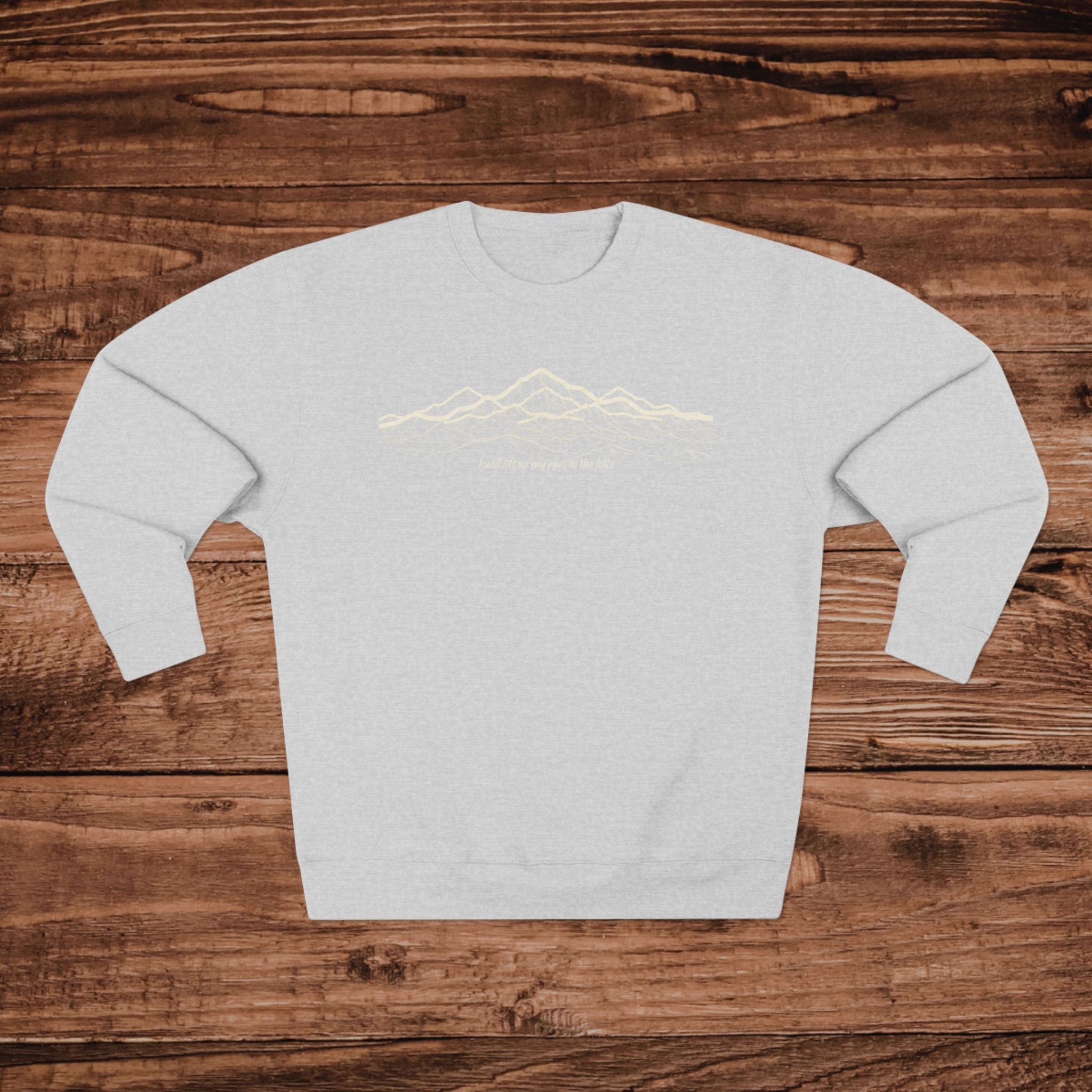 Unisex Crewneck Sweatshirt Lift up my eyes