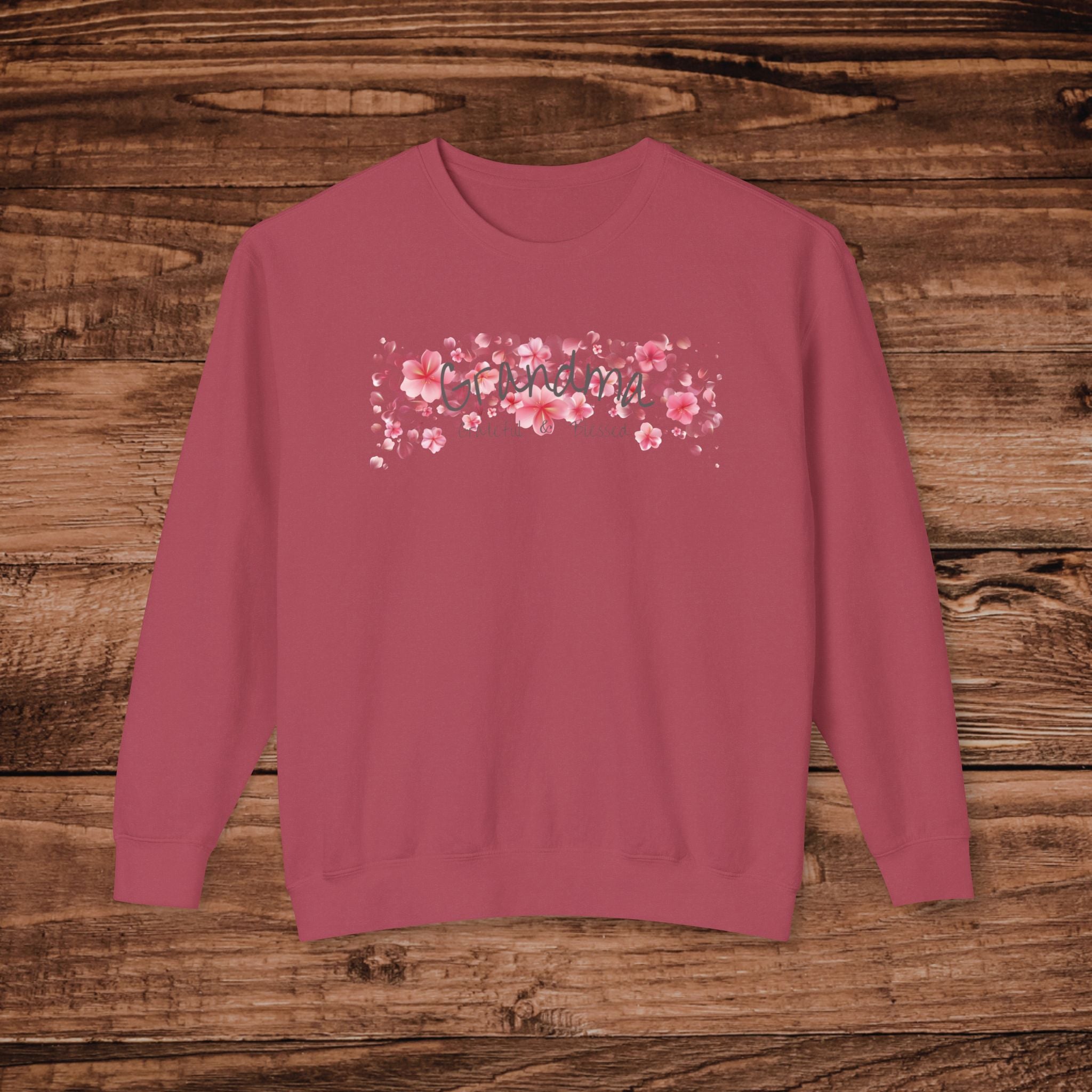 Grandma Floral Crewneck Sweatshirt