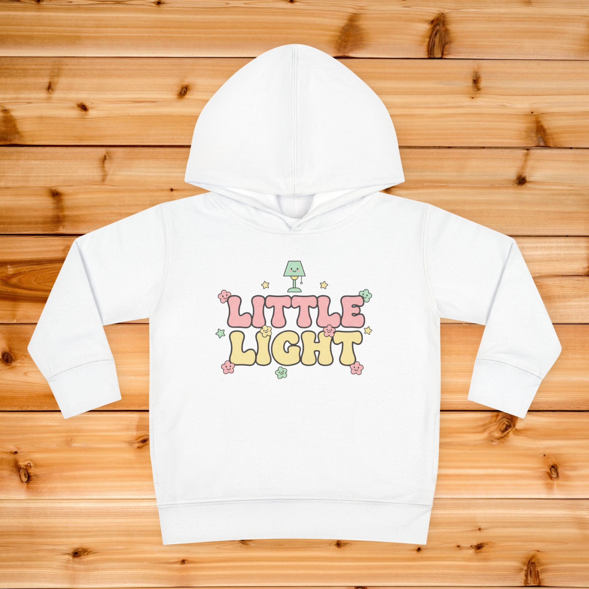 Little Light toddler hoodie | kids pullover with lamp graphic