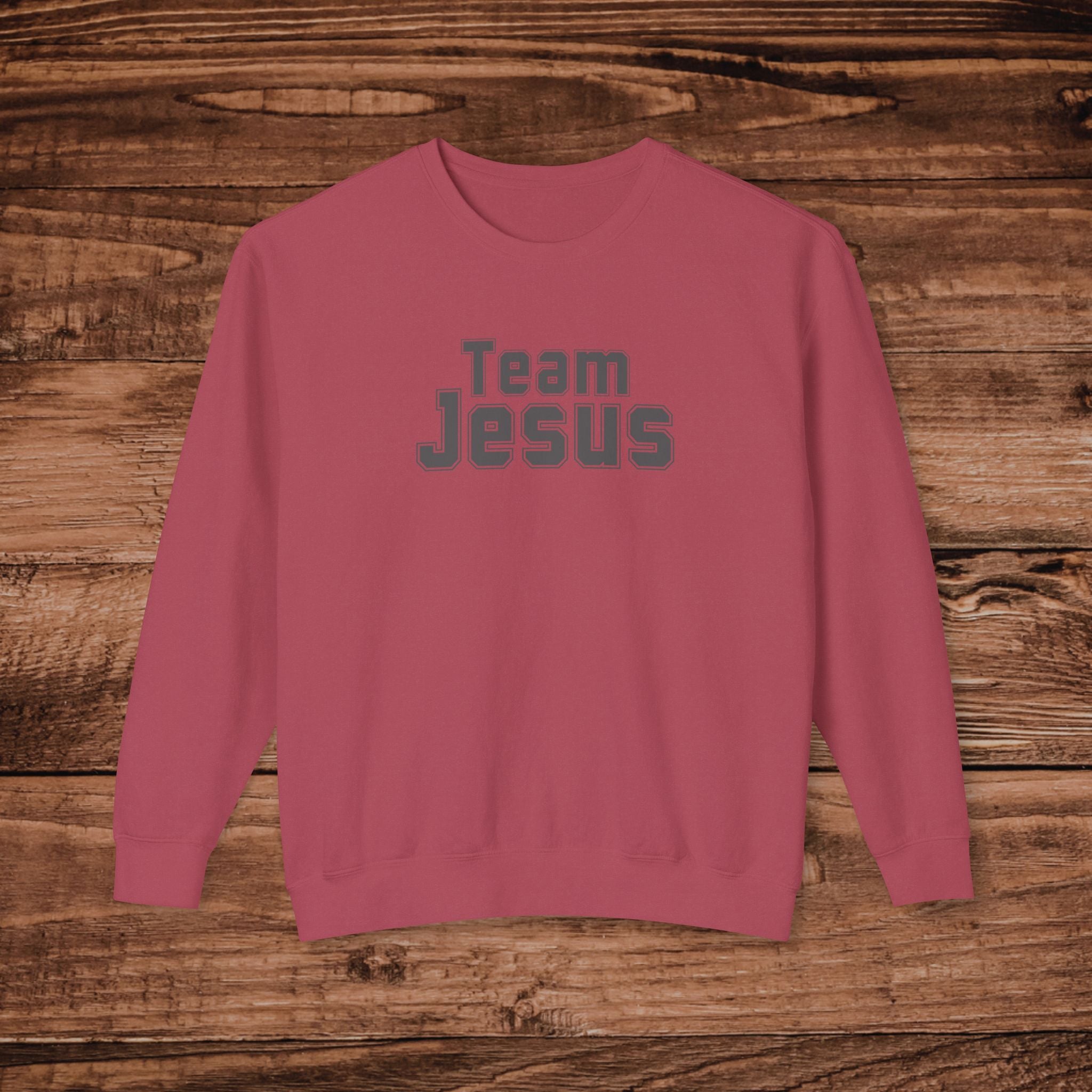 Team Jesus Crewneck Sweatshirt | Christian Faith Typography
