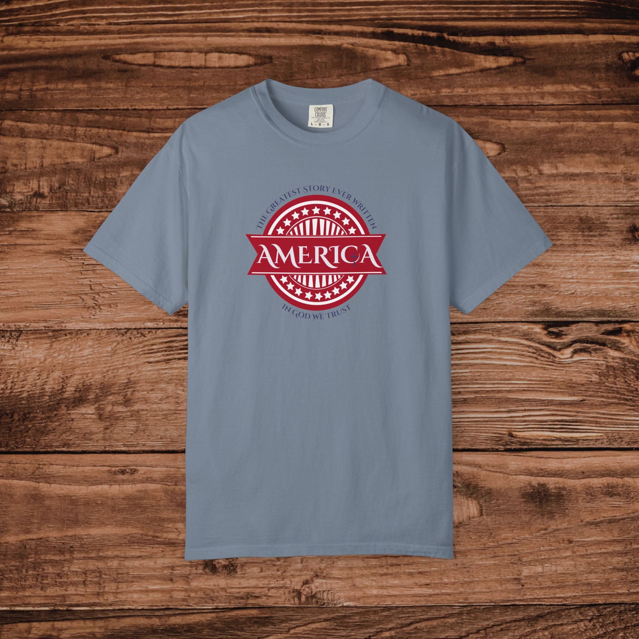America The Greatest Story Ever Written TShirt, In God we Trust Patriotic USA Tee, Retro USA Tee, Fourth of July Apparel, American Christian