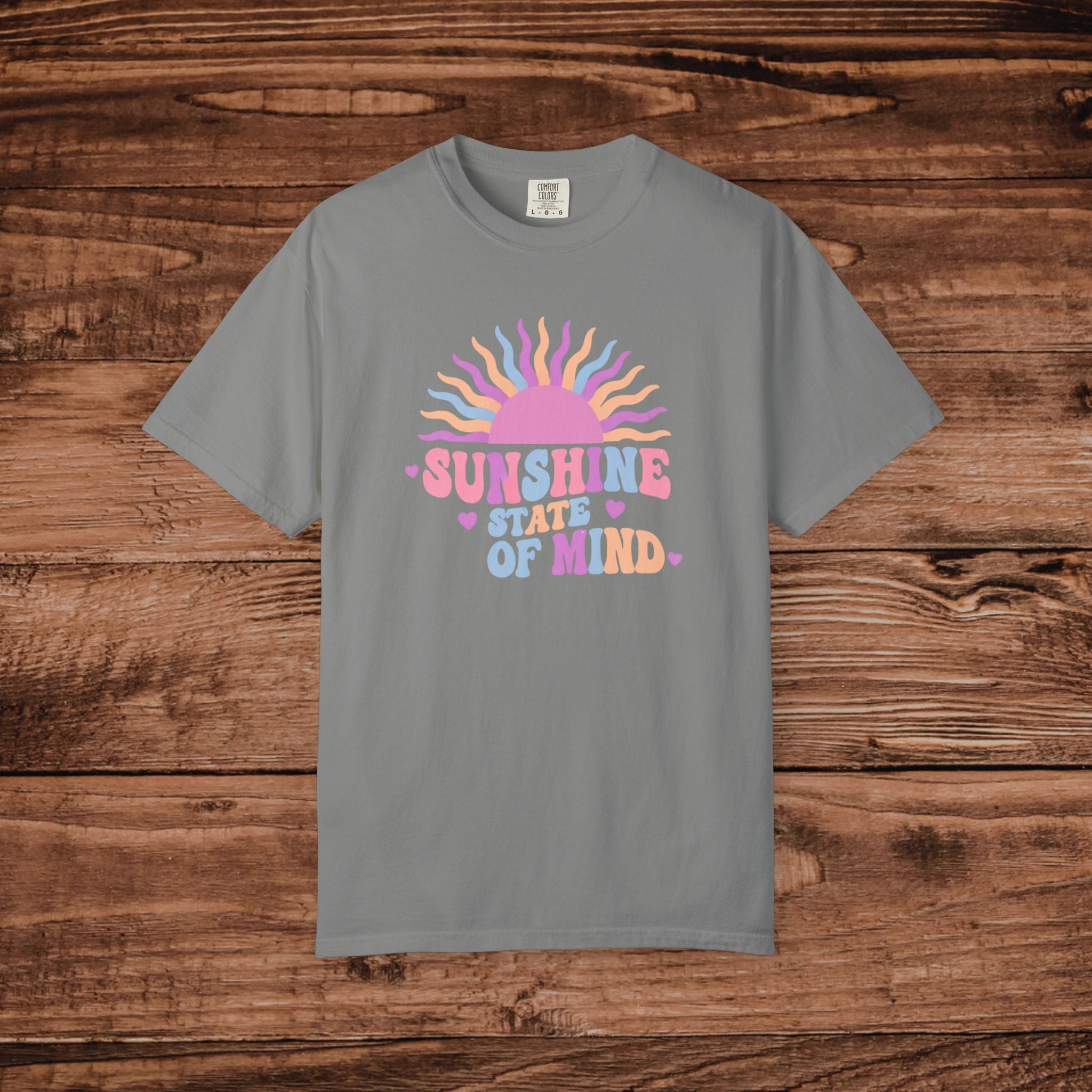 Sunshine State of Mind T-Shirt | Retro Sunset Tee