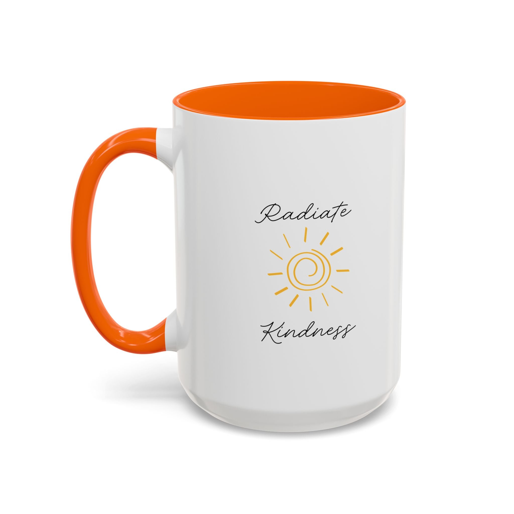 Radiate Happiness Sun Accent Coffee Mug