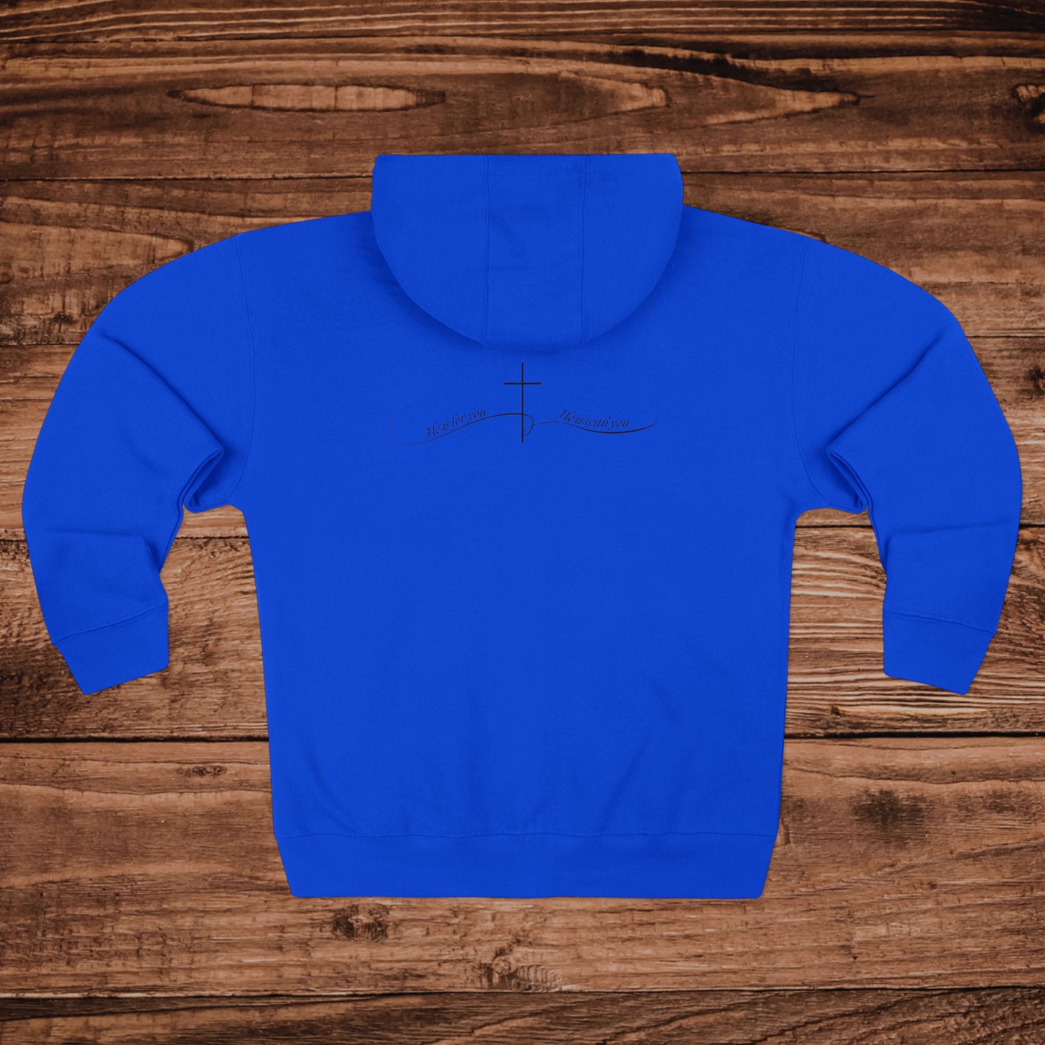 Christian Faith Cross Zip Up Hoodie | Scripture Apparel | Gift for Her