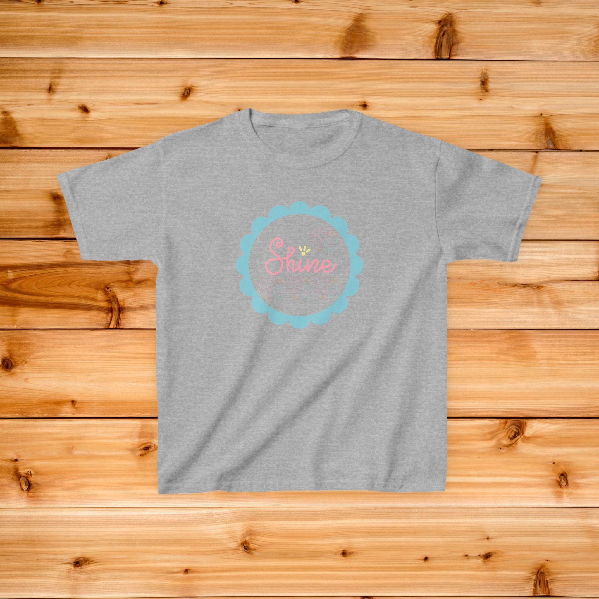 Shine pastel Girls Tee | floral