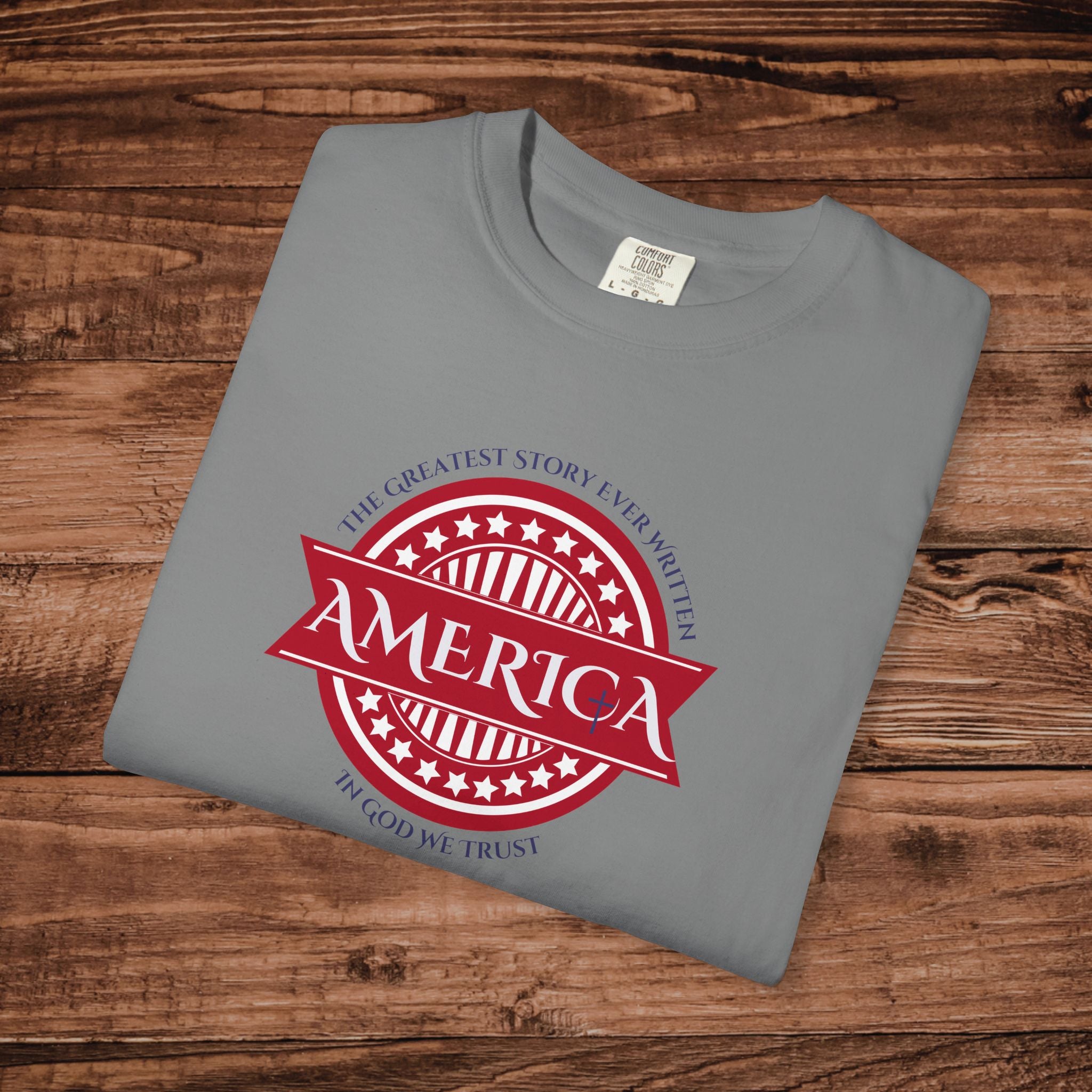 America The Greatest Story Ever Written TShirt, In God we Trust Patriotic USA Tee, Retro USA Tee, Fourth of July Apparel, American Christian
