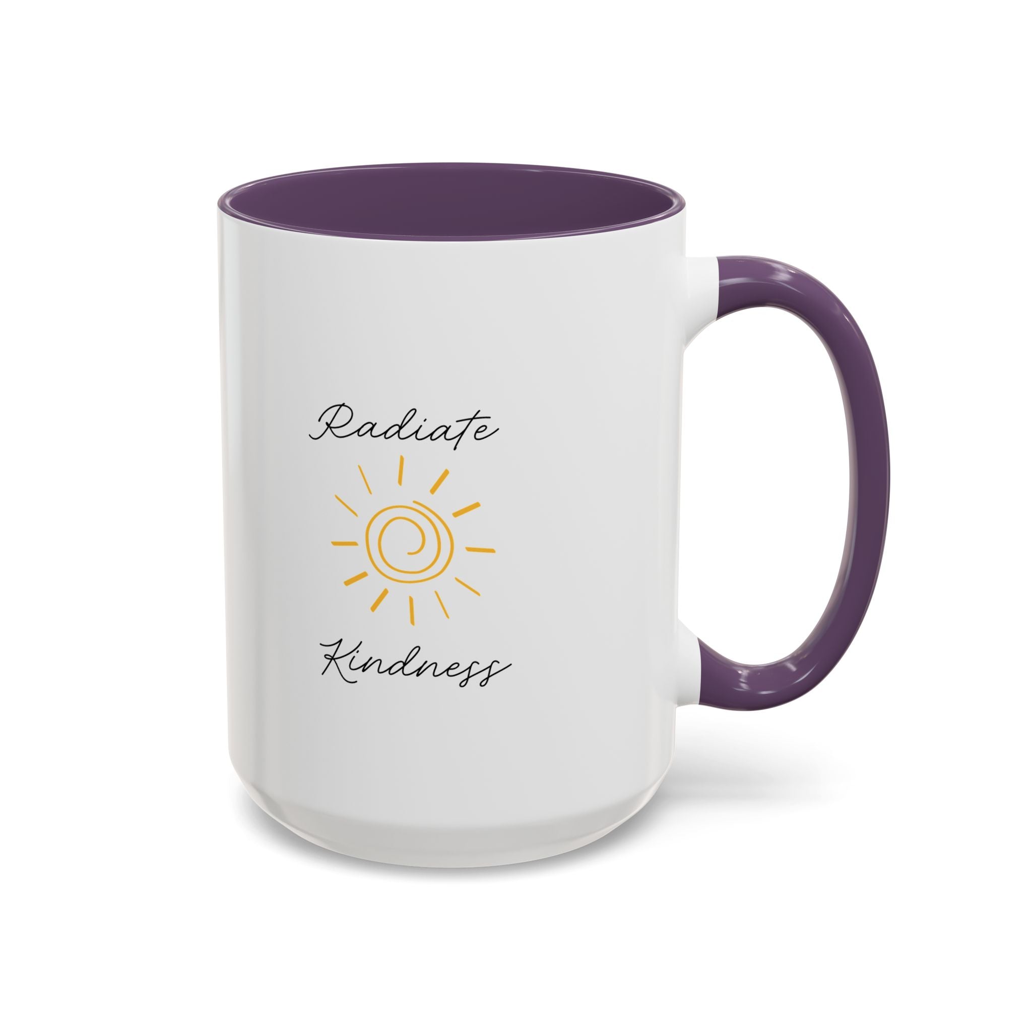 Radiate Happiness Sun Accent Coffee Mug