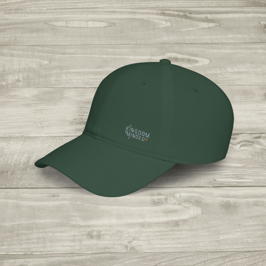 Kingdom Minded Embroidered Hat, Christian Aesthetic Baseball Cap, Minimalist Faith Hat, Religious Streetwear hat, Embroidered Cross Cap